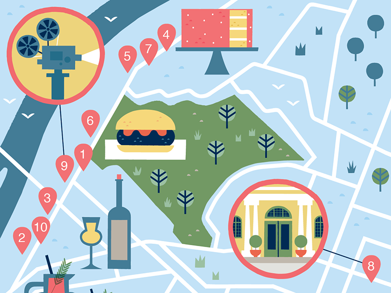 Pittsburgh Map food illustration pittsburgh icon design graphic design.png