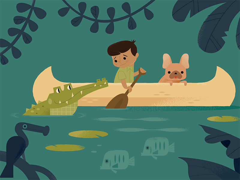 Caimans and Canoes kids books adventure animals dog boy kids children.png