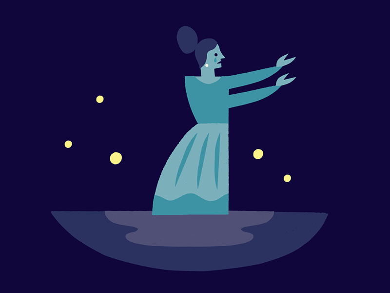 La Llorona monster halloween icon design icon graphic design design ve.png
