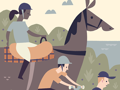 On the trail santa monica mountains national parks california graphic.png