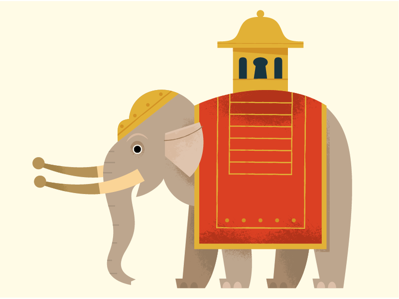 Elephant elephant wildlife nature icon travel vector graphic design ic.webp