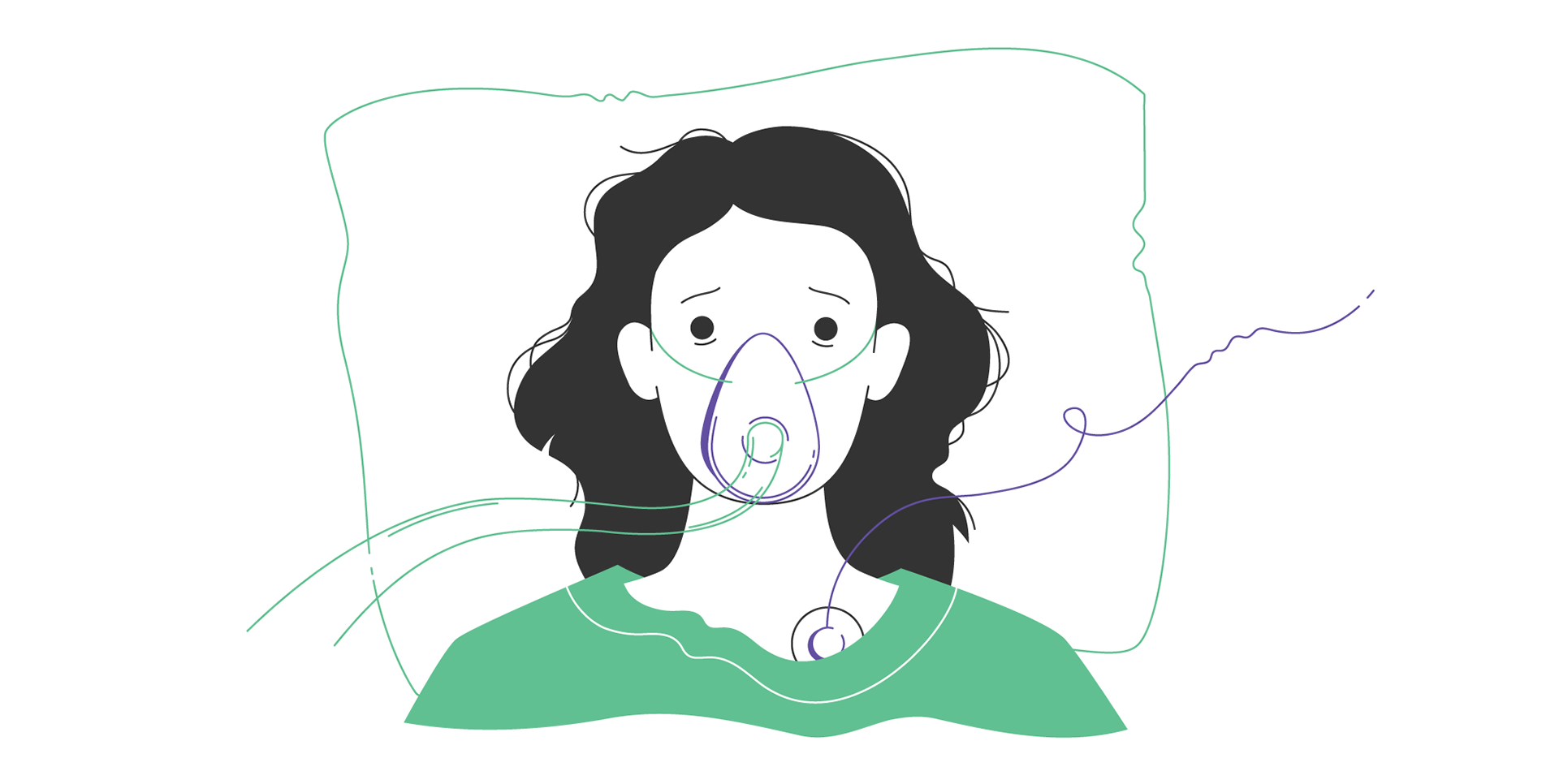 Health lineart minimalistic flat vector reanimation overweight headach (4).png