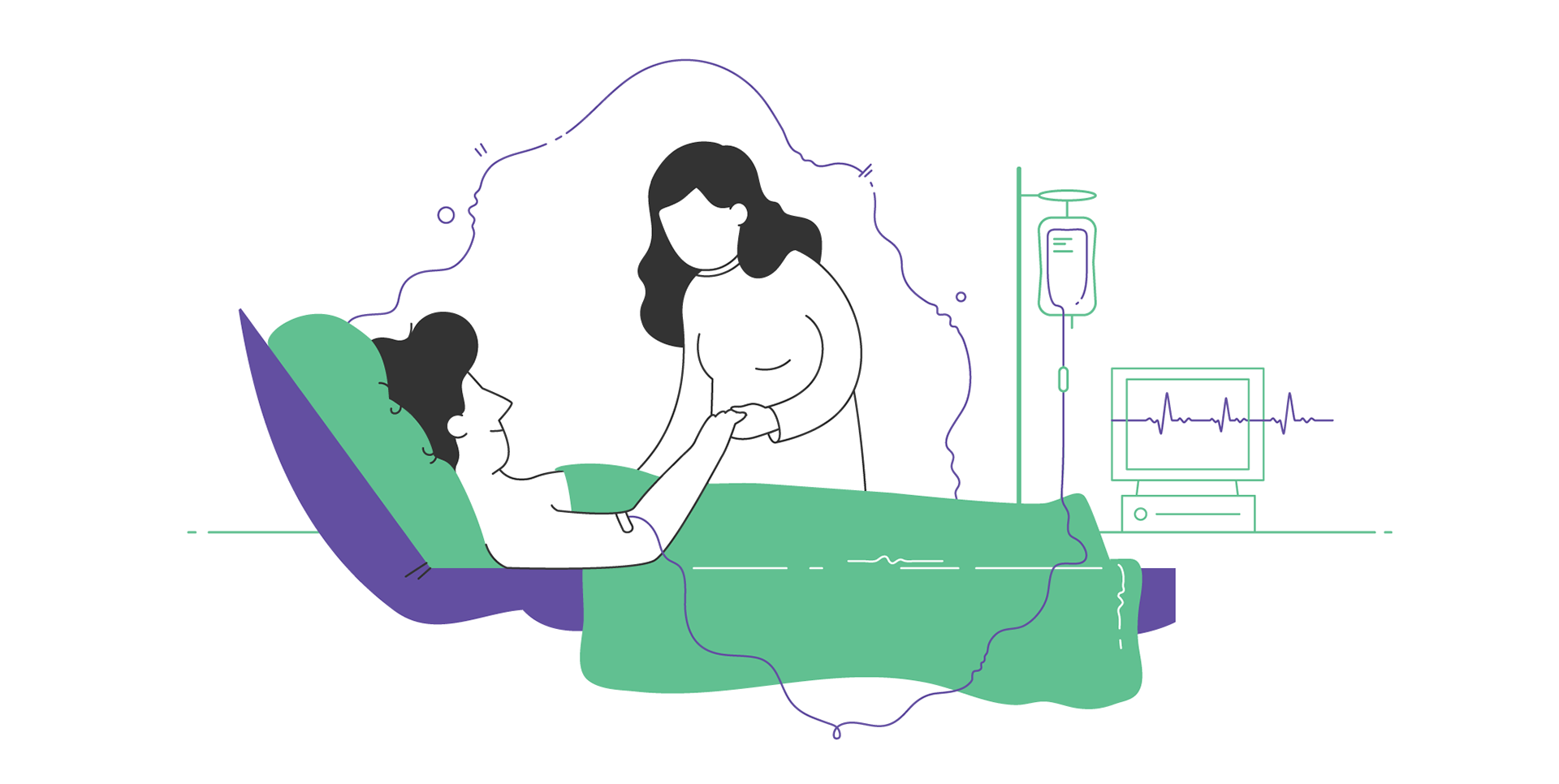 Health lineart minimalistic flat vector reanimation overweight headach (3).png