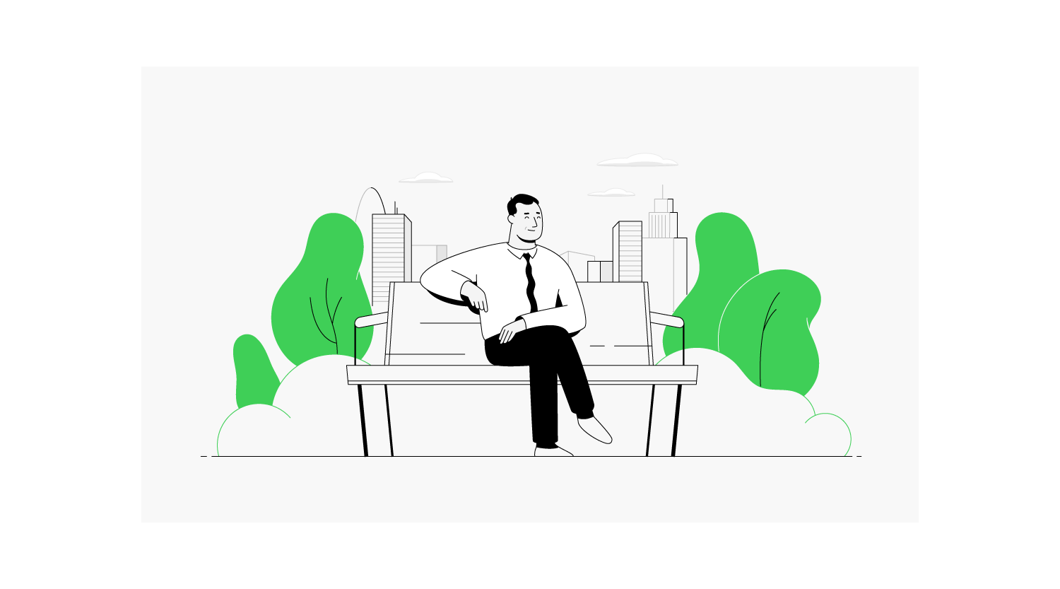lineart minimalistic Work  vocation hollidays team comics (6).png