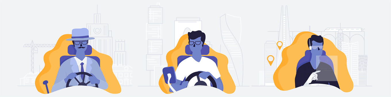 motion design flat profession doctor cook past future interactive inst (4).gif