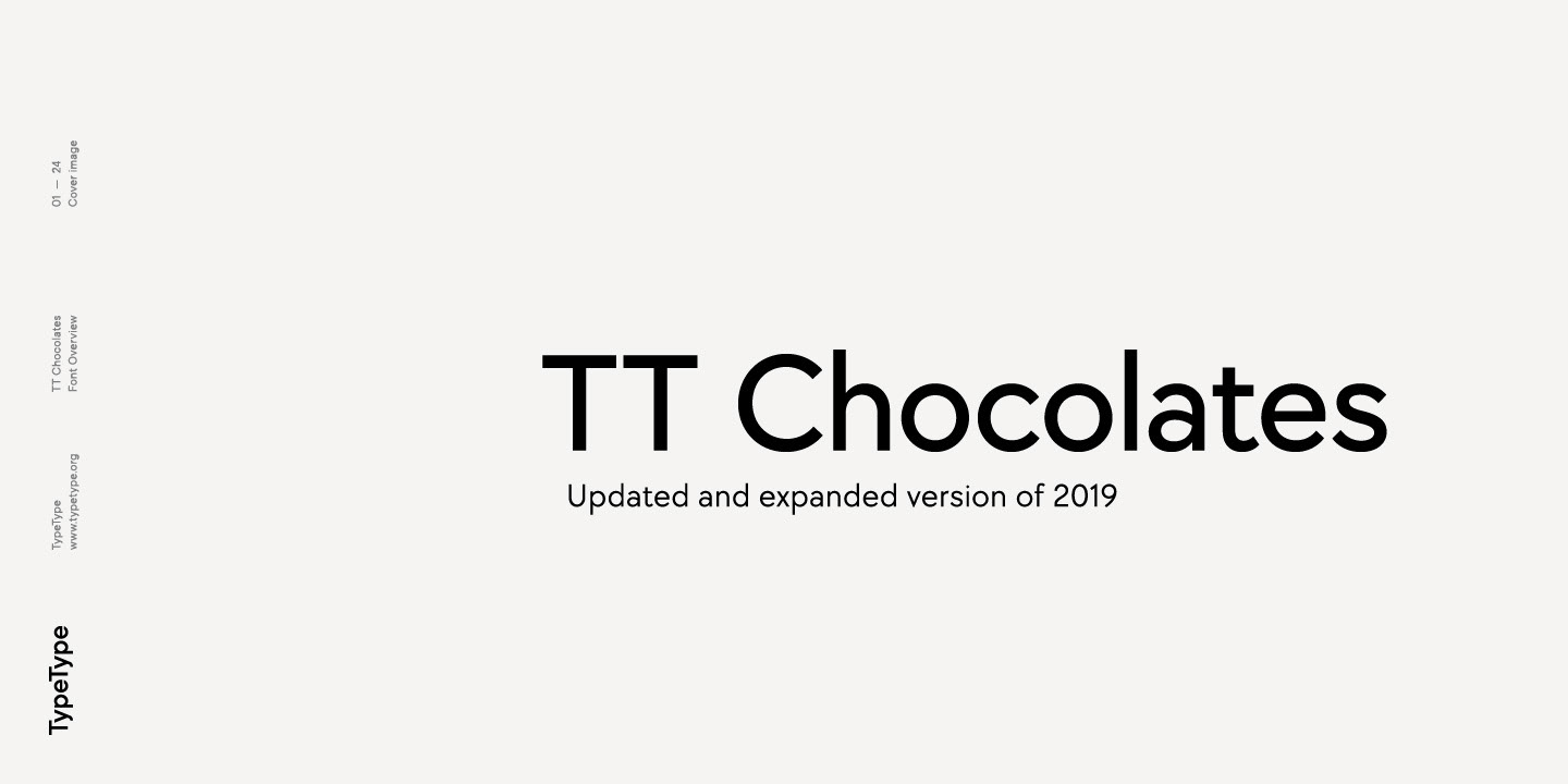 TT Chocolates chocolates sans serif sans Typeface typetype geometric sans