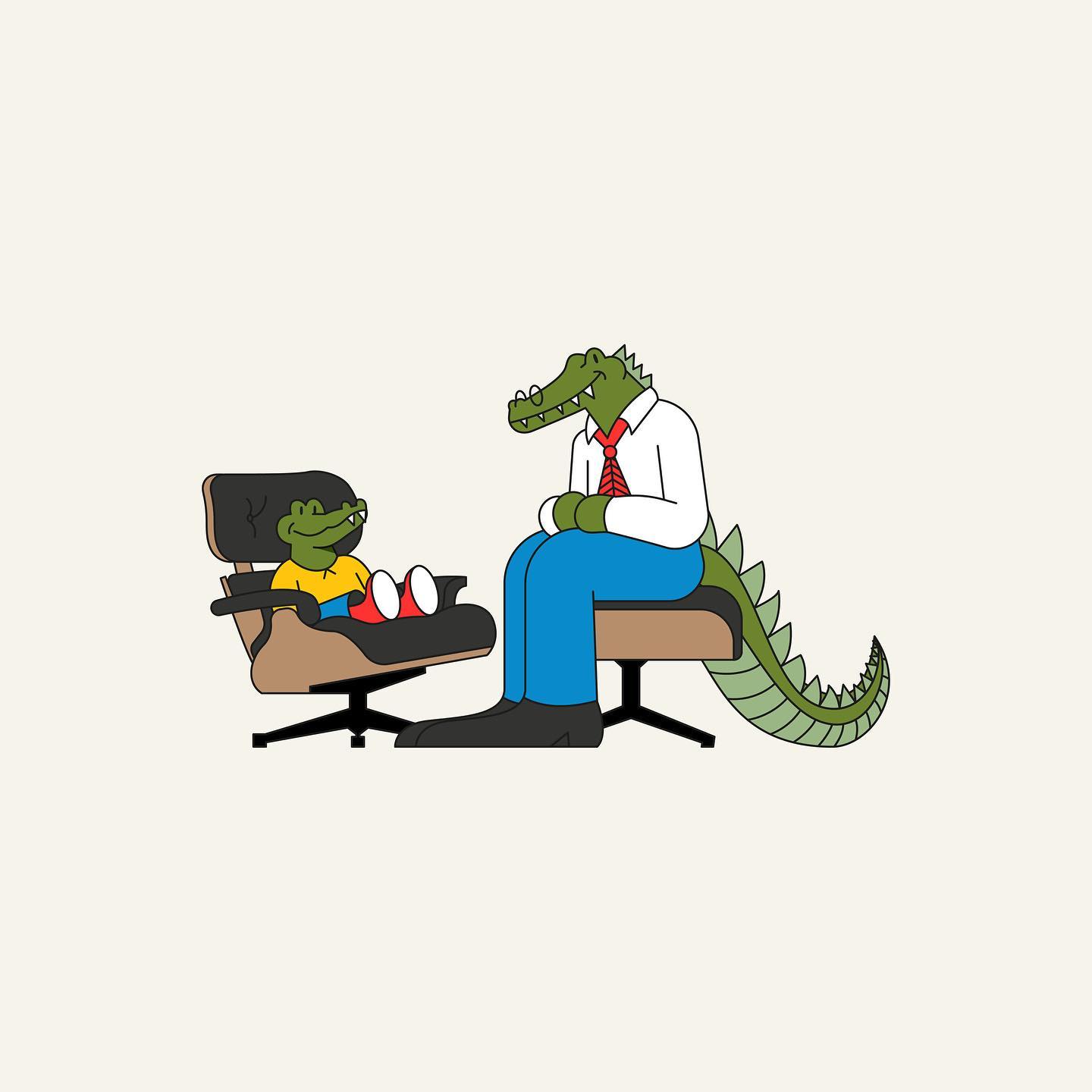 Photo by Linn Fritz on May 05, 2023. May be pop art of crocodile.