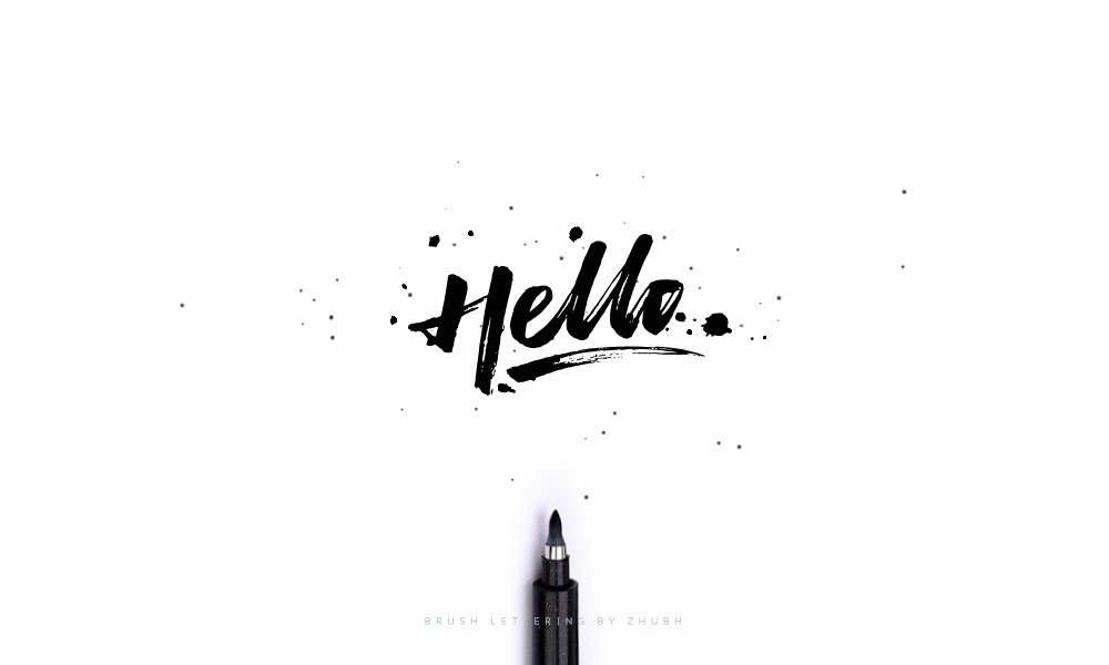 字体设计——英文手书