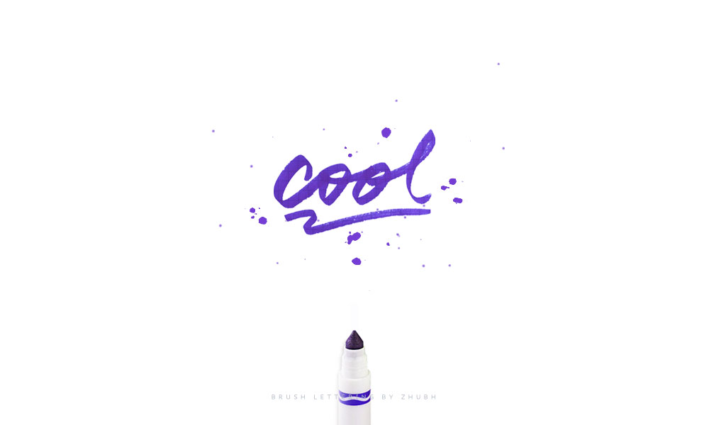 字体设计——英文手书
