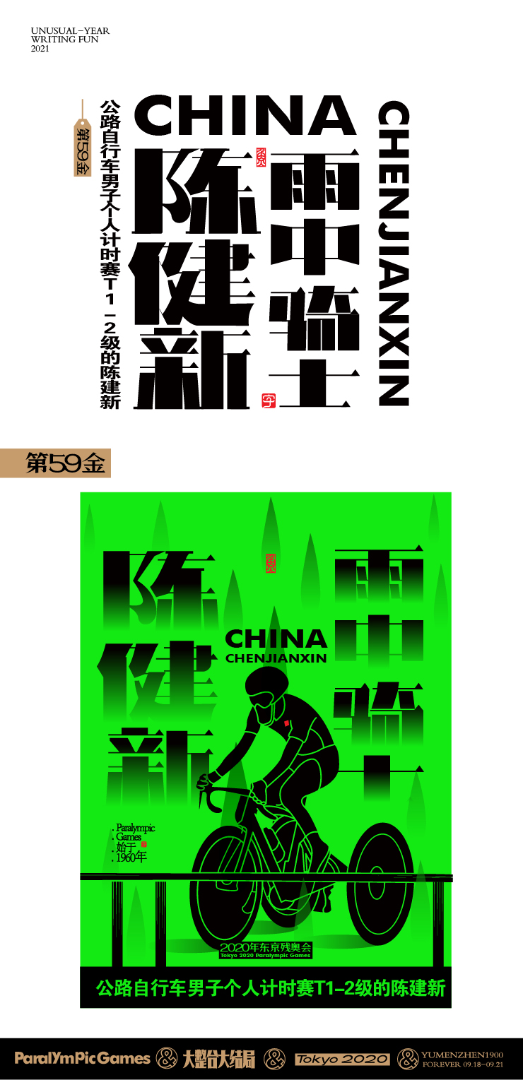 随心随性15-东京残奥会中国金牌榜