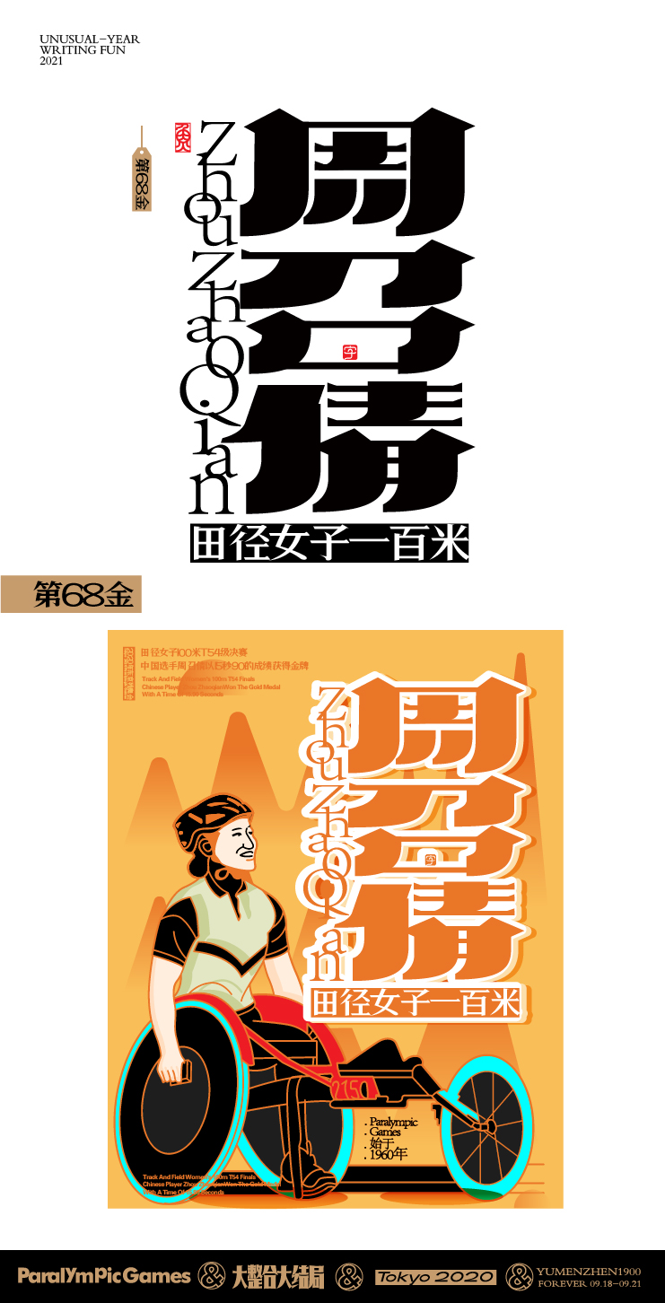 随心随性15-东京残奥会中国金牌榜