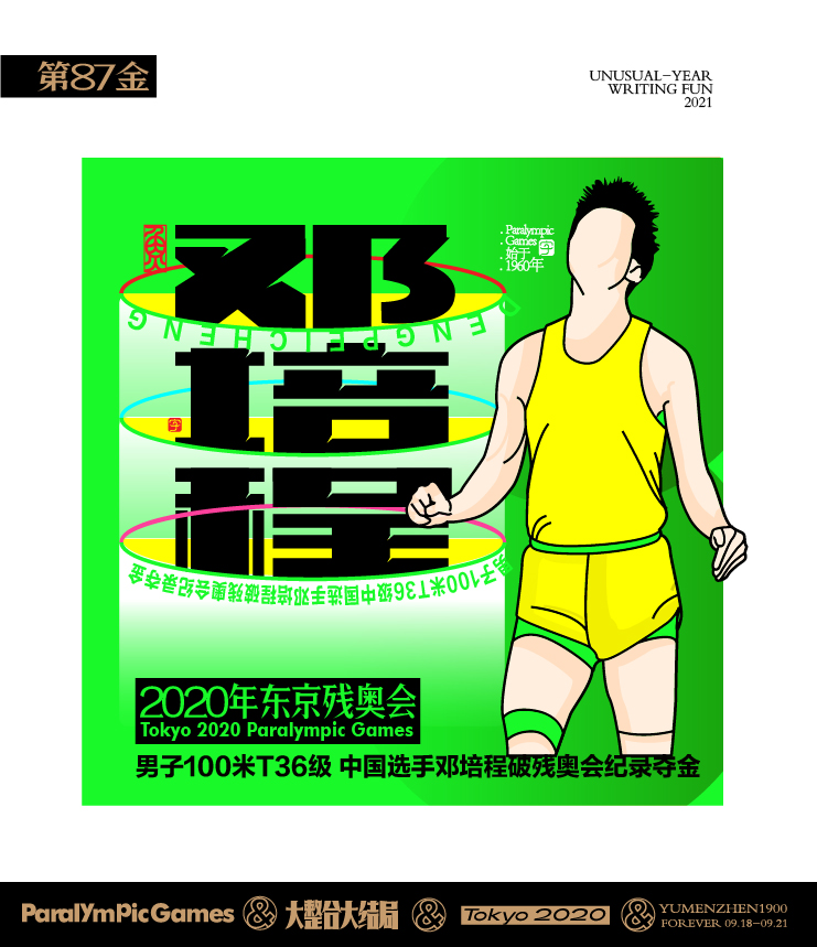 随心随性15-东京残奥会中国金牌榜