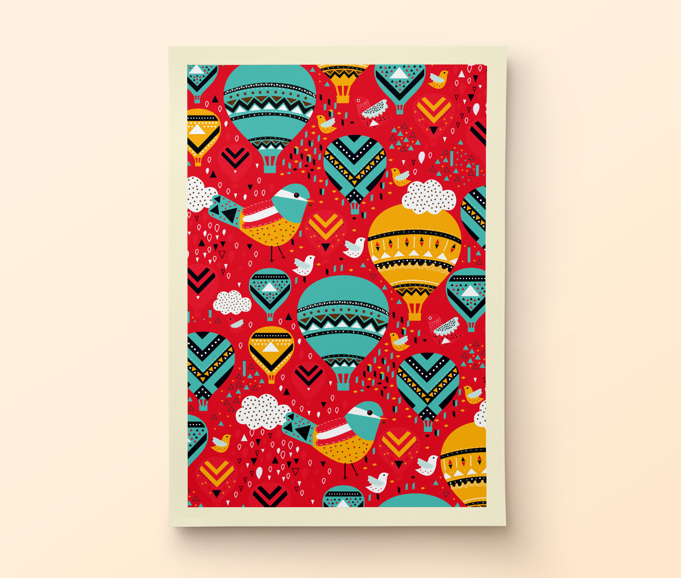 owl Chumbak indian India colors Parachute vector Patterns Fun bright clock glass bird Flowers jungle