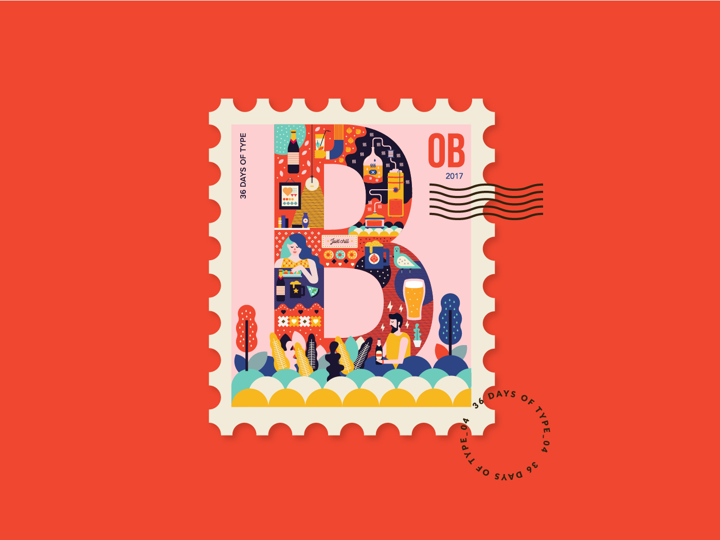 36daysoftype type alphabtets city Radio floral Space  India PUNE