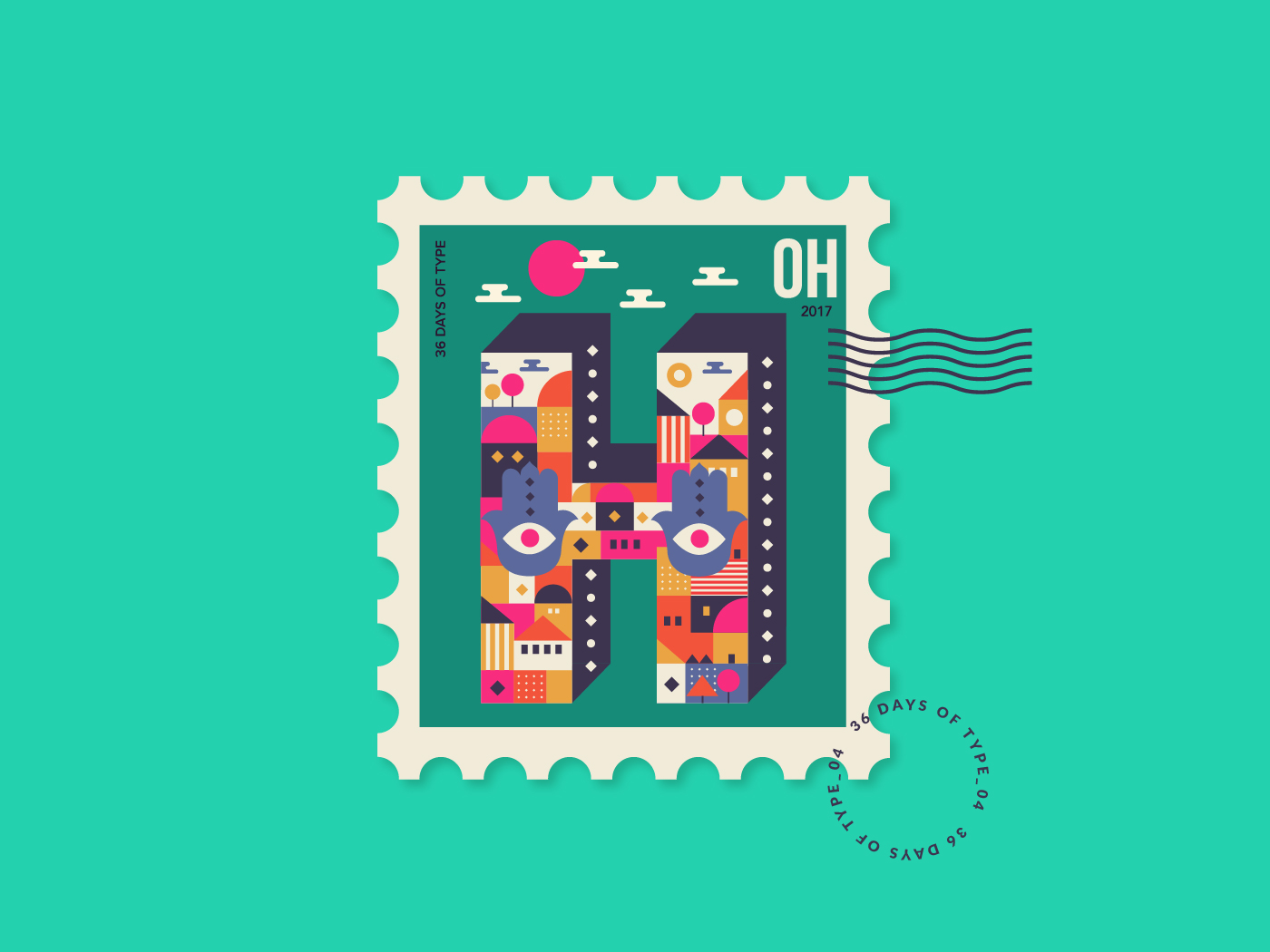 36daysoftype type alphabtets city Radio floral Space  India PUNE