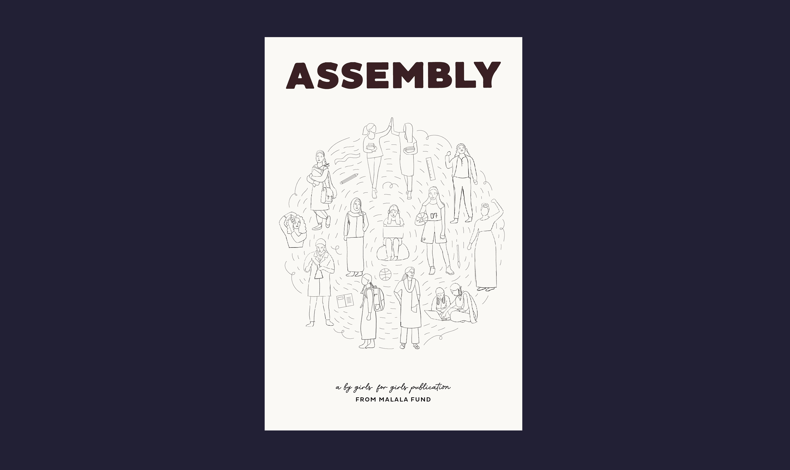 Education Girl Power assembly bookcover Bookdesign editorial feminist ILLUSTRATION  India malala