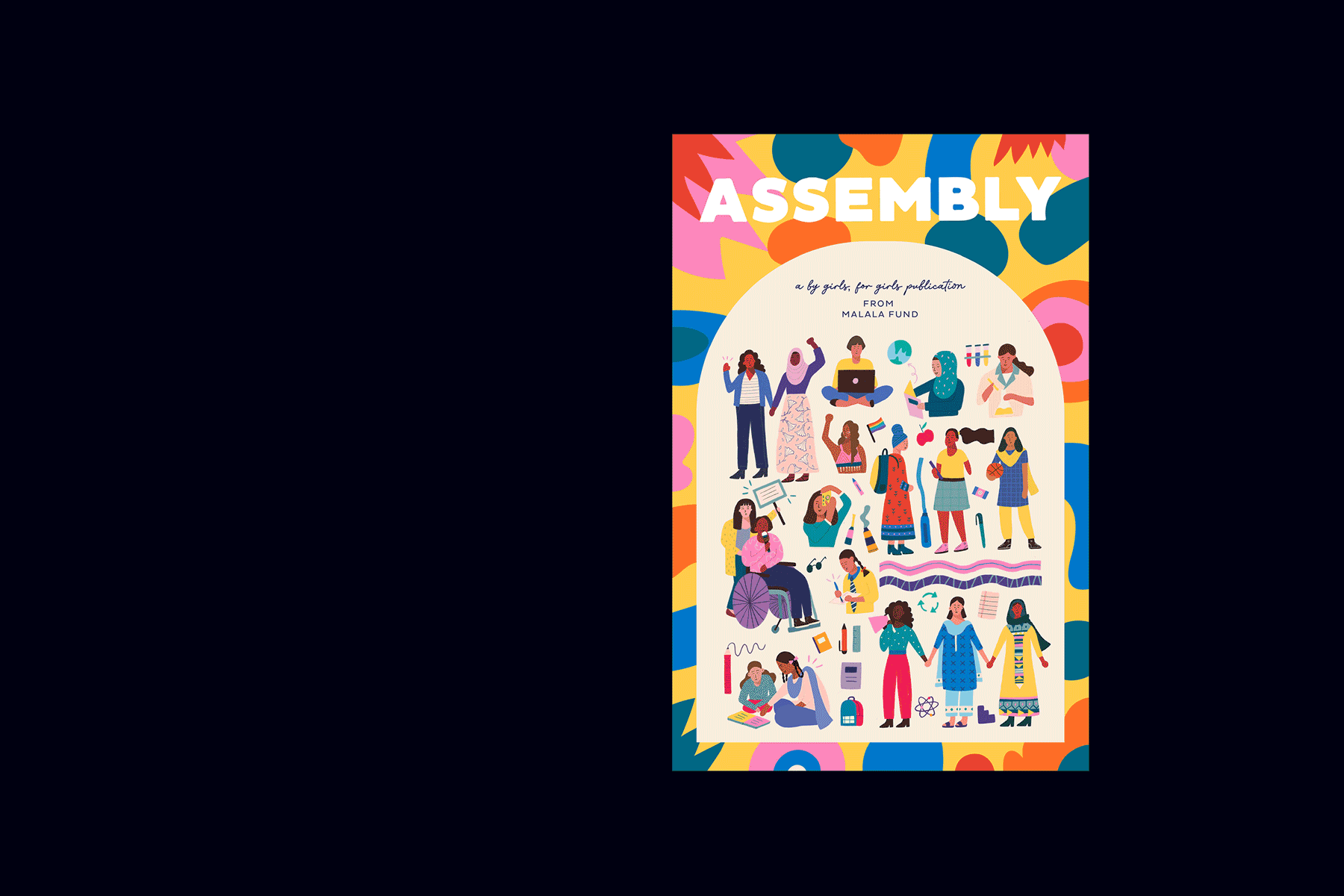 Education Girl Power assembly bookcover Bookdesign editorial feminist ILLUSTRATION  India malala