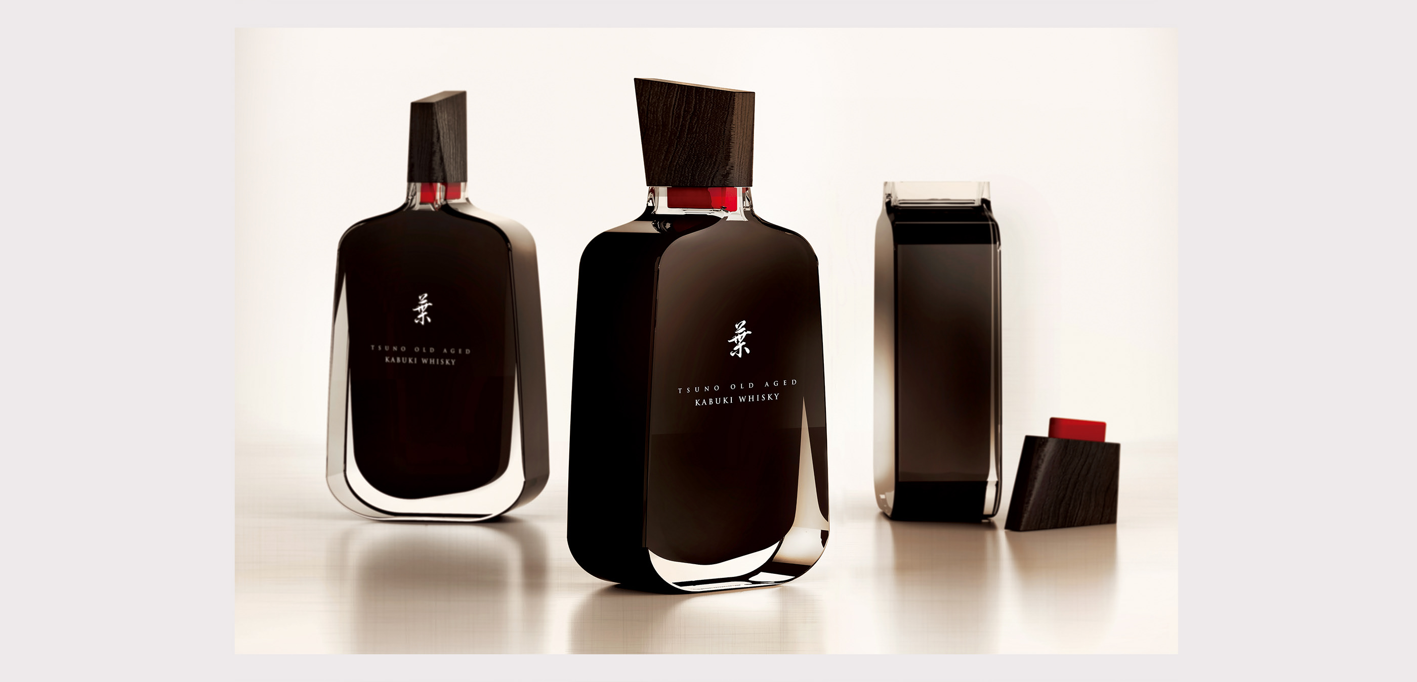 kabuki SeriesNemo barcelona design diseño grafico Packaging concept luxury bottle