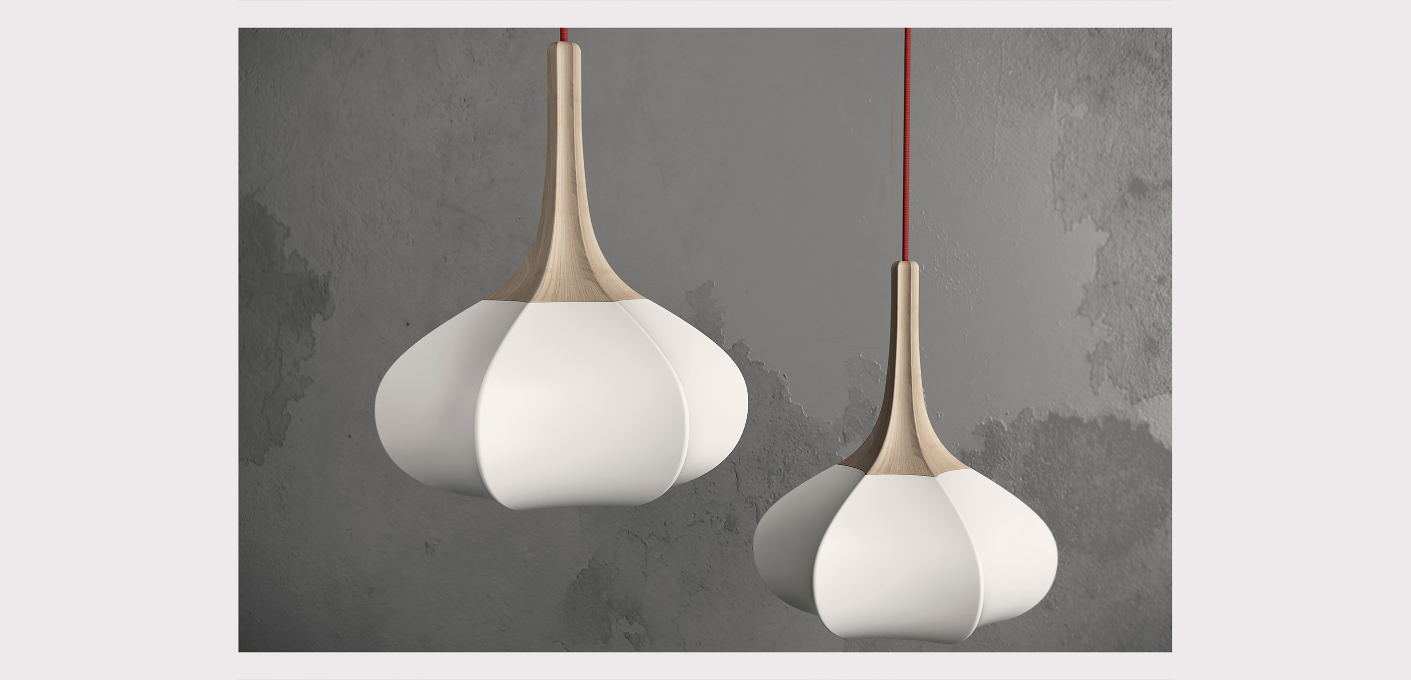 Lamp SeriesNemo barcelona product design concept organic wood light