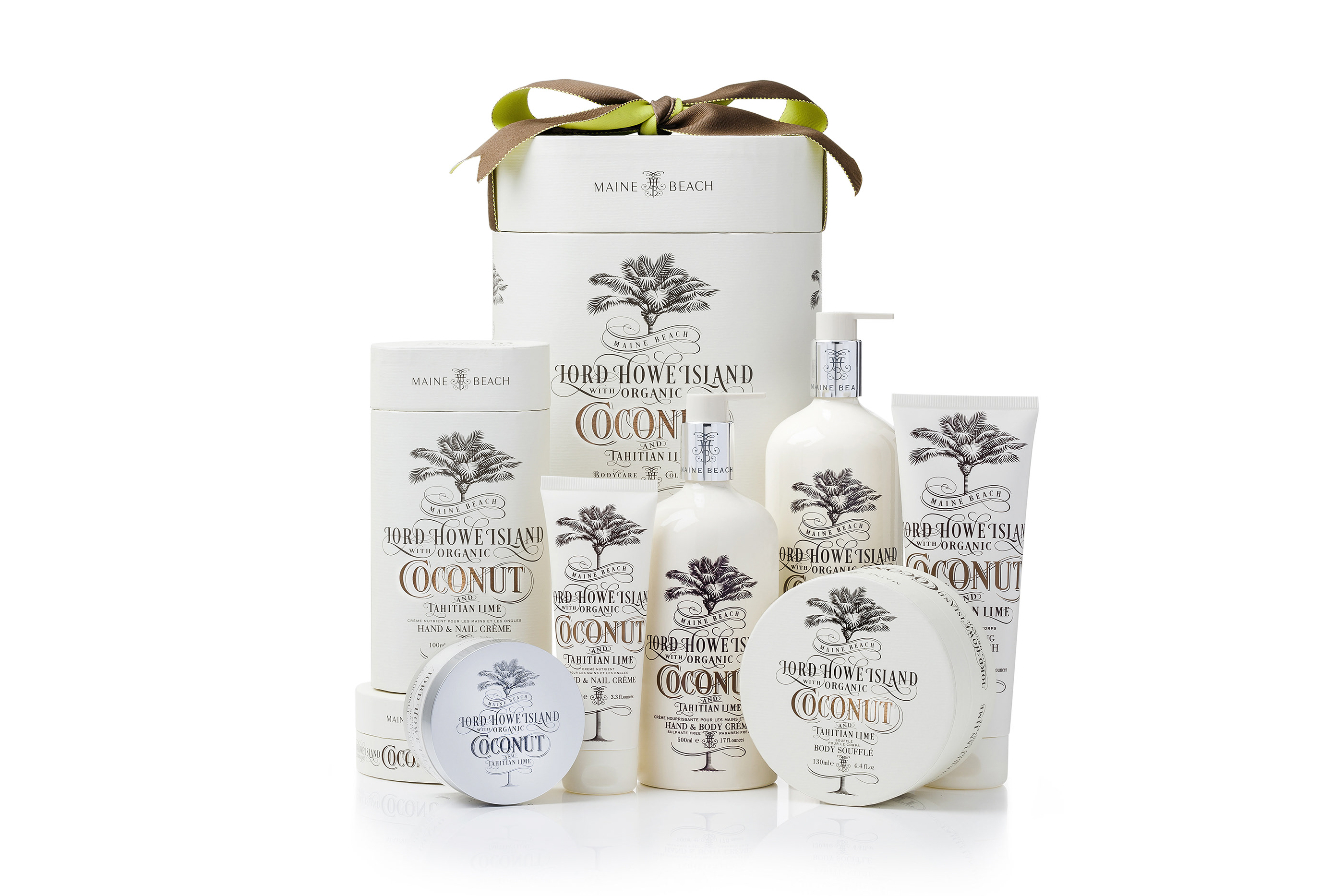 Packaging Body care premium Coconut branding  premium body care maine beach Australia Harcus harcus design