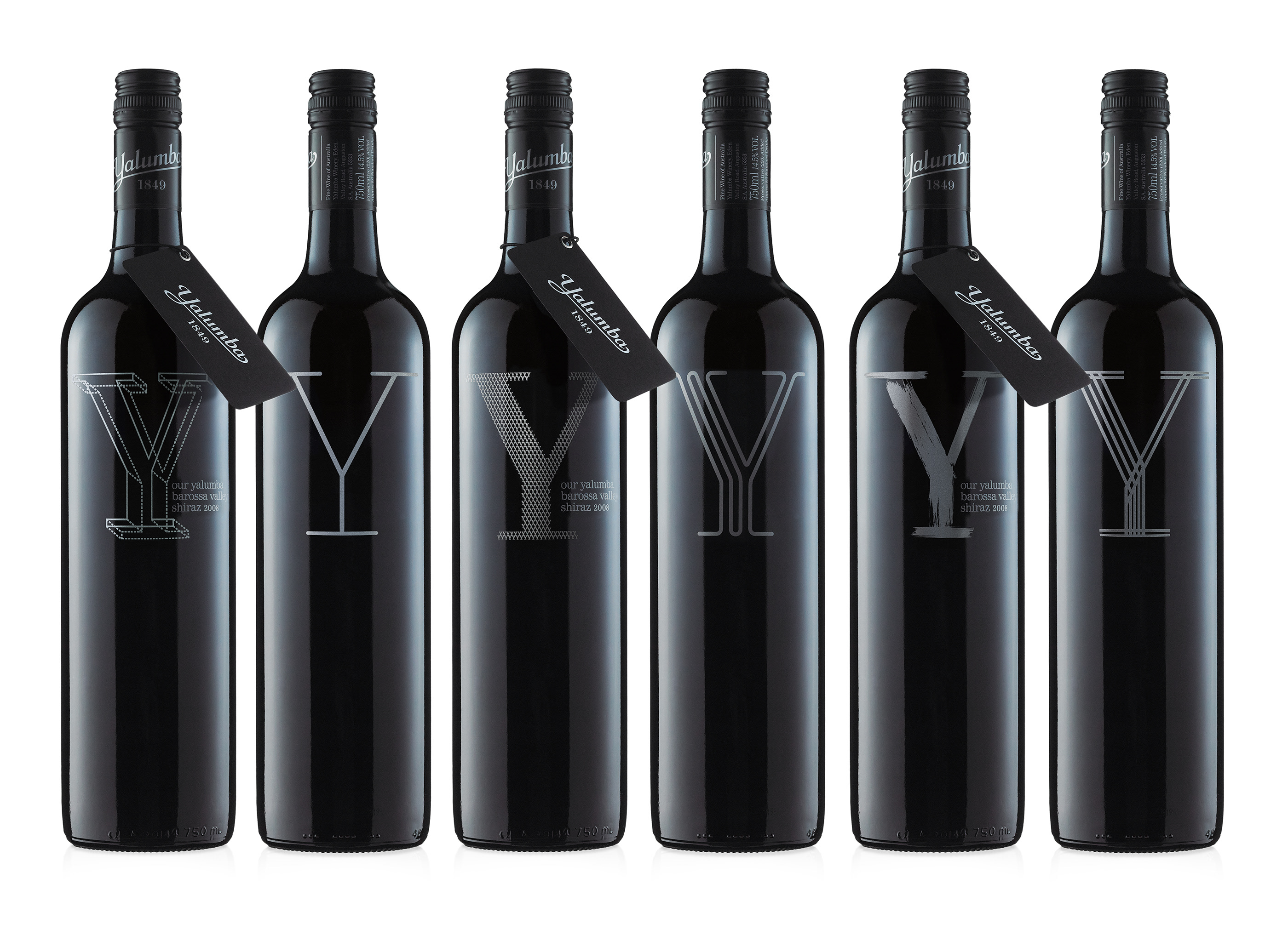 australian wine wine of australia typography   wine label typographic wine label Y label Yalumba yalumba wine yalumba wine label