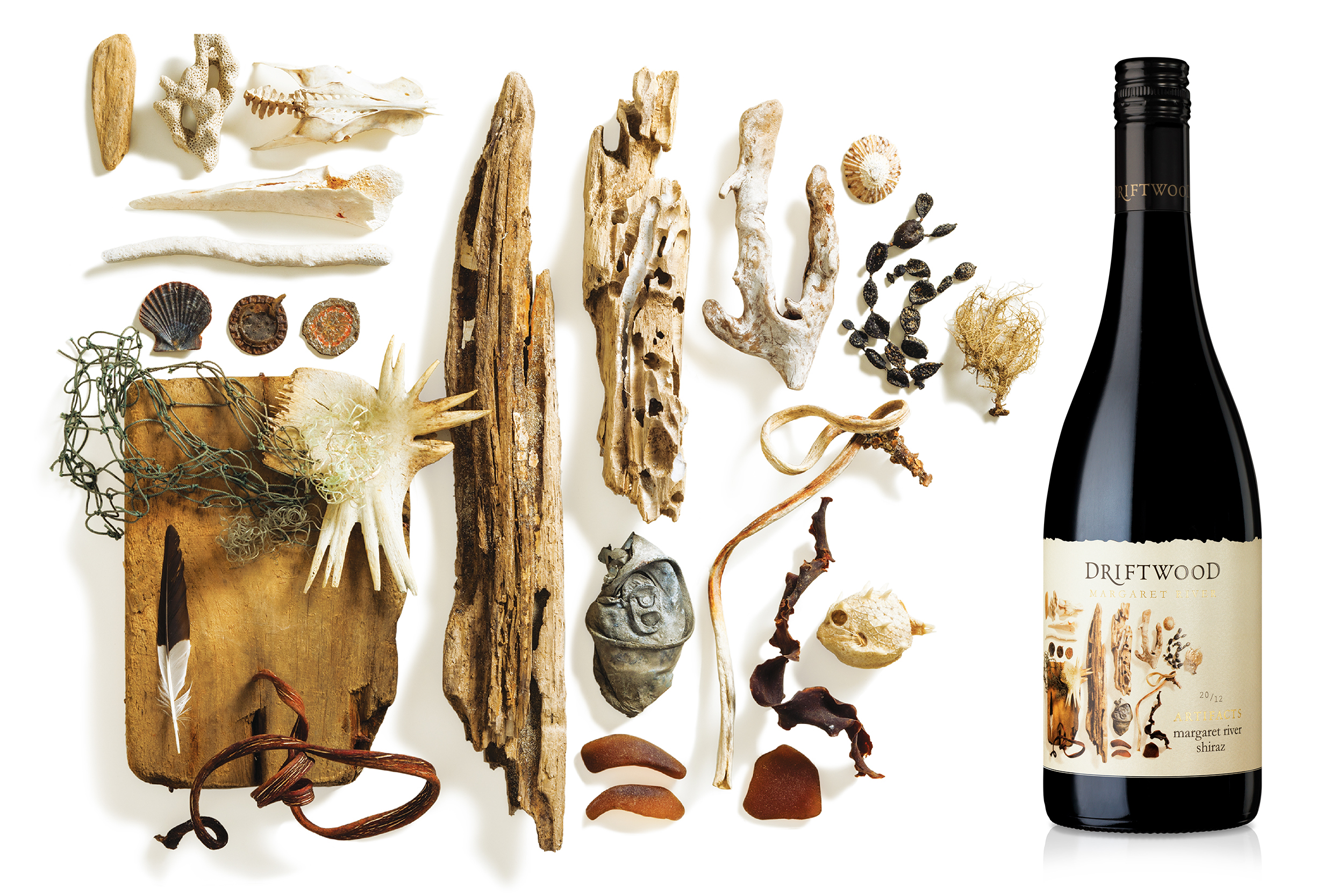 driftwood wine Australia australian wine margaret river wine label label deisgn Label Packaging artifacts