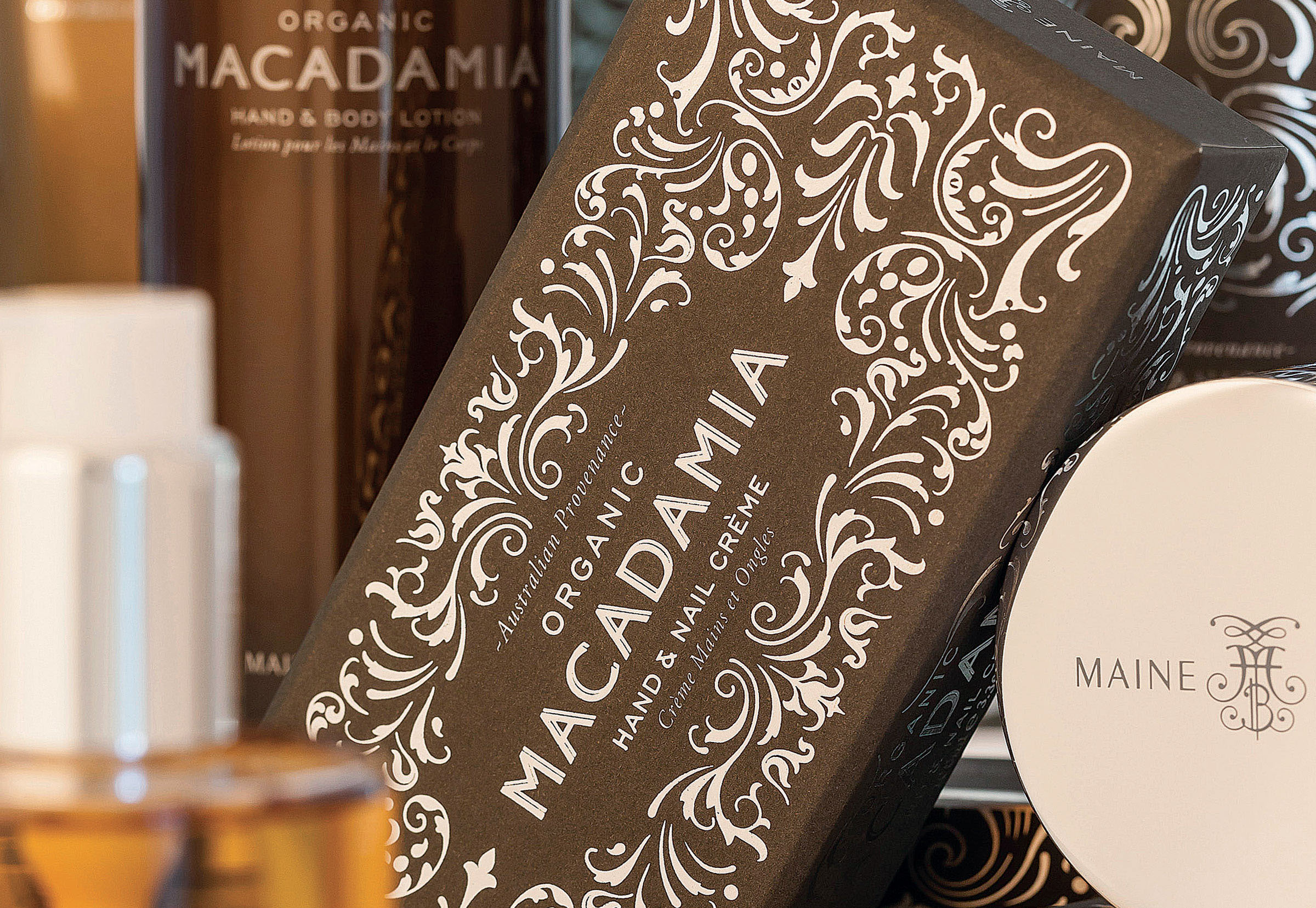 organic Australia BODYCARE Body care Packaging Label premium macademia maine beach