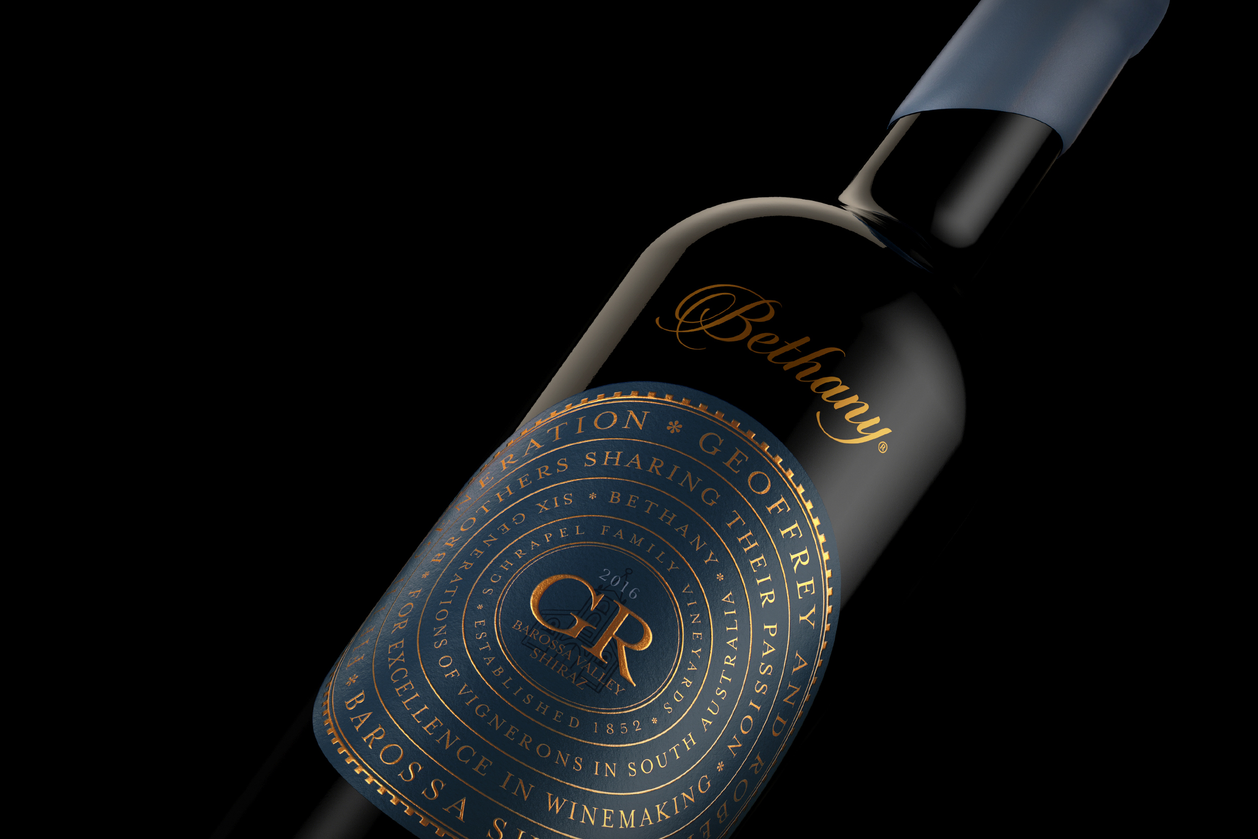 Packaging label design wine label Bethany bethany wines australian wine harcusdesign Harcus gr label le label