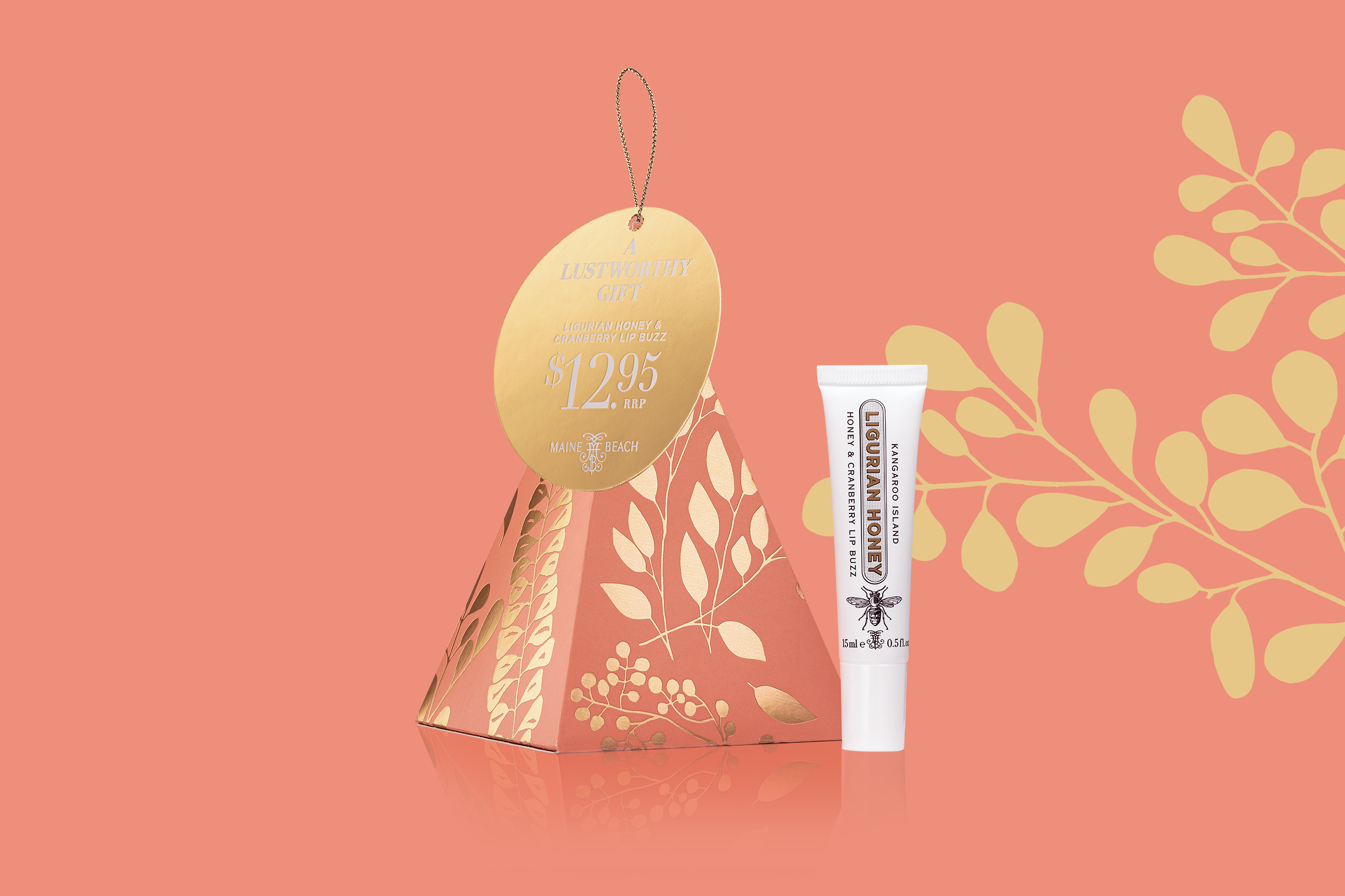 Packaging packaging design Harcus Body care BODYCARE maine beach australian bodycare tin christmas edition