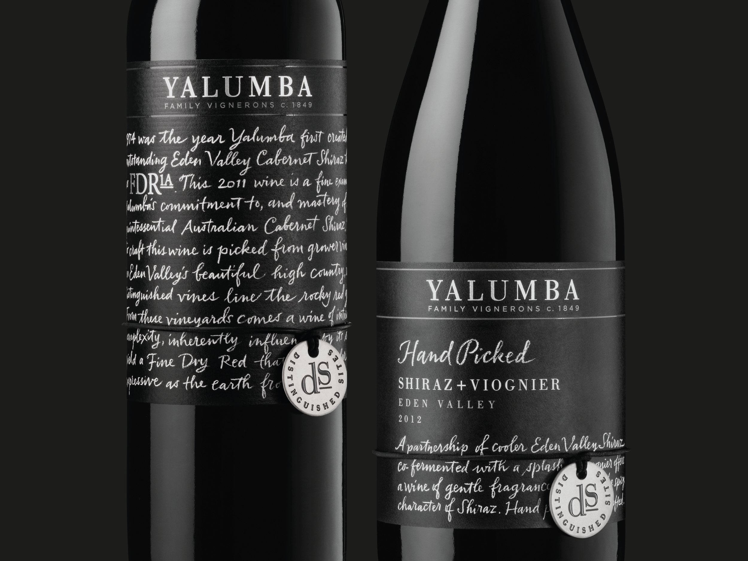 Yalumba wine Packaging wine label Label label design Australia DISTINGUISHED SITES Eden Valley barossa