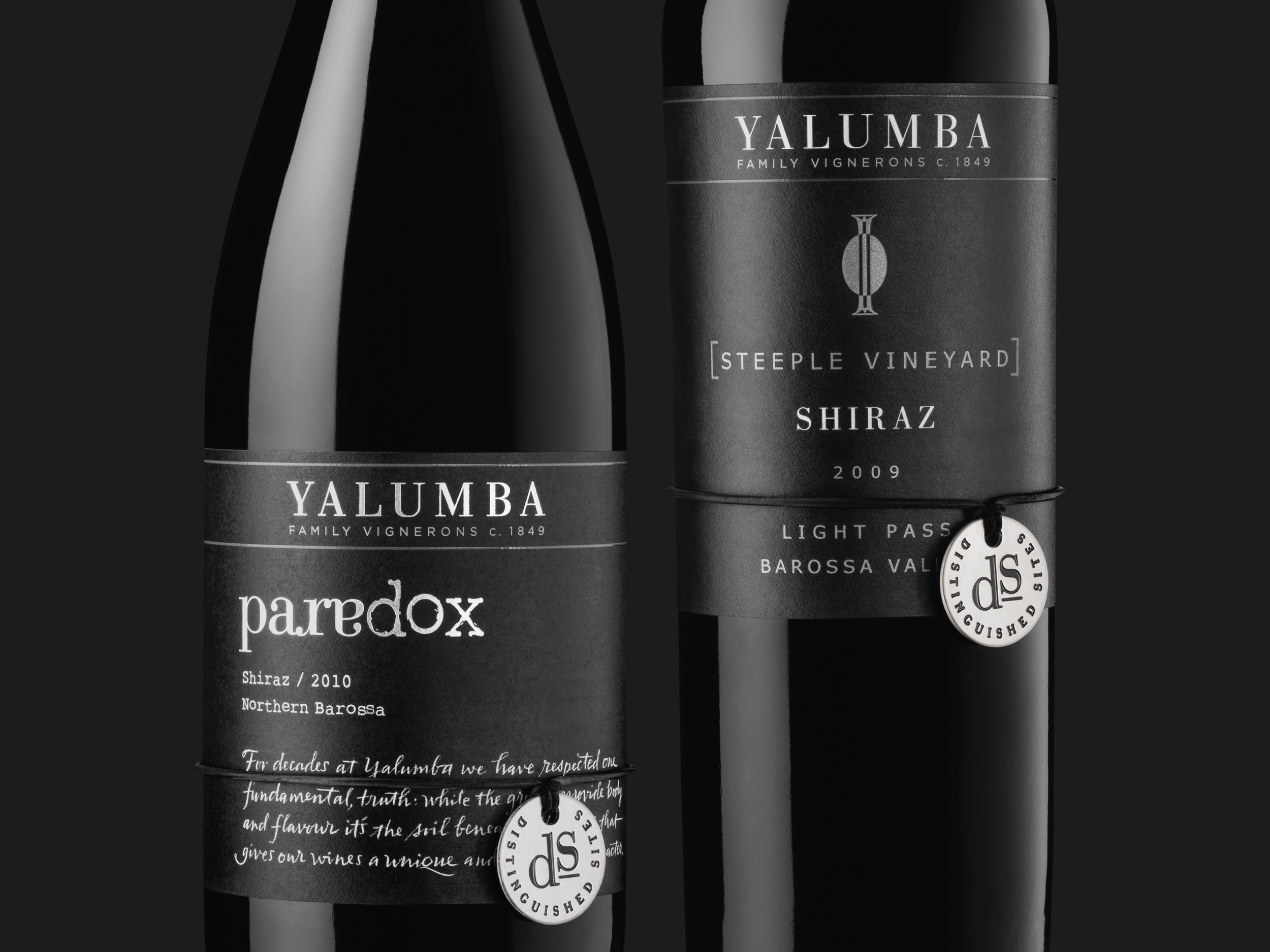 Yalumba wine Packaging wine label Label label design Australia DISTINGUISHED SITES Eden Valley barossa