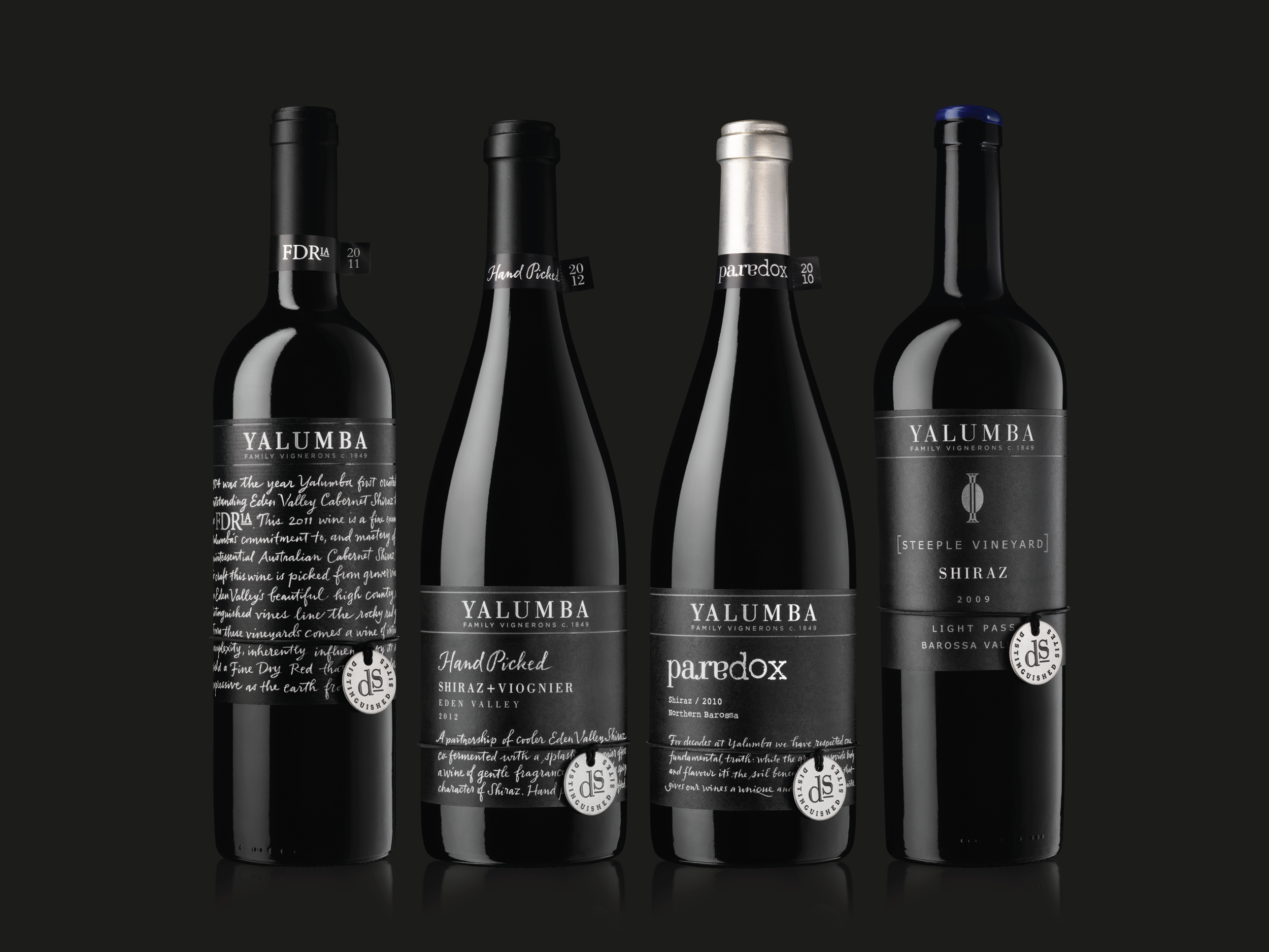 Yalumba wine Packaging wine label Label label design Australia DISTINGUISHED SITES Eden Valley barossa