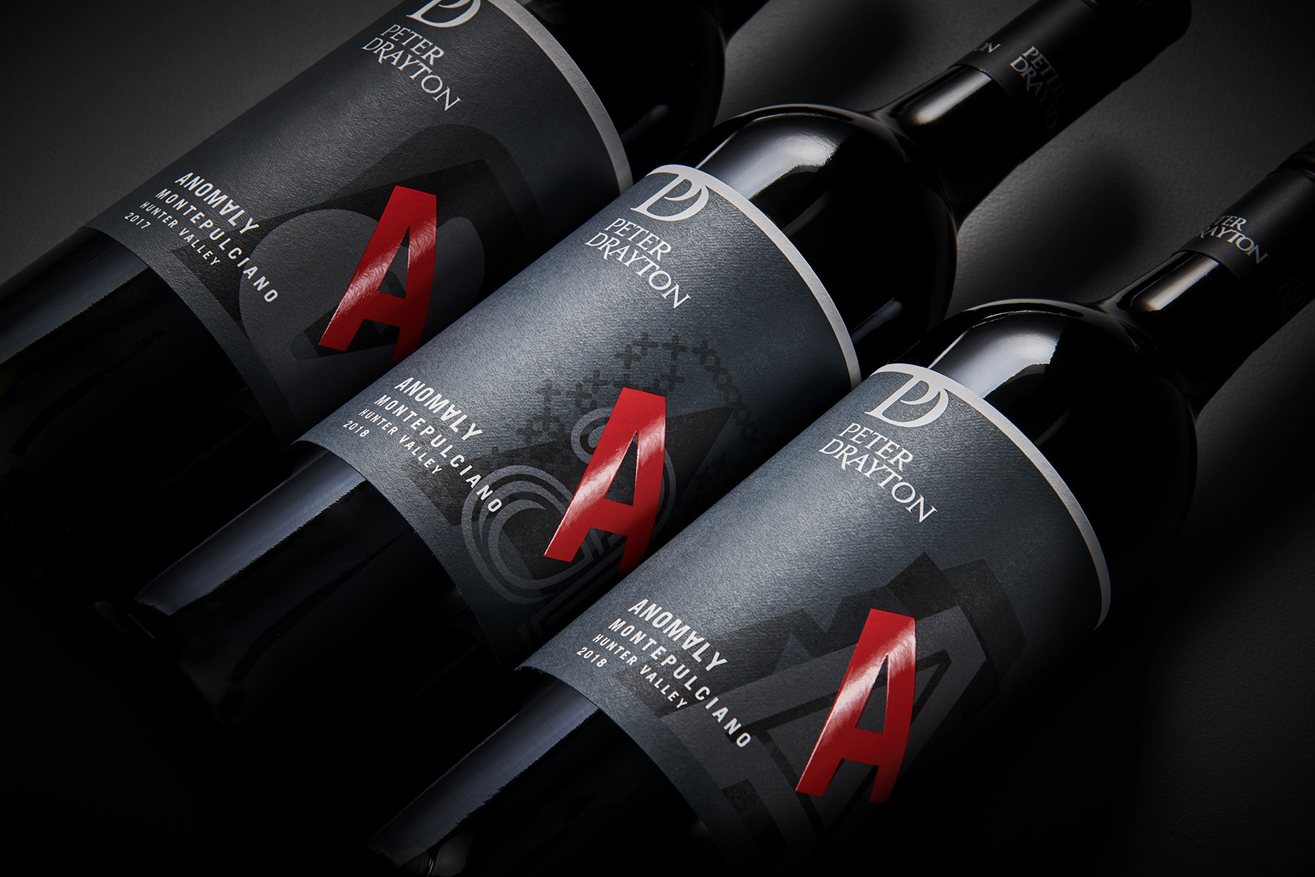 anomaly australian design Harcus harcus design label design Packaging packaging design peter drayton wines wine wine label