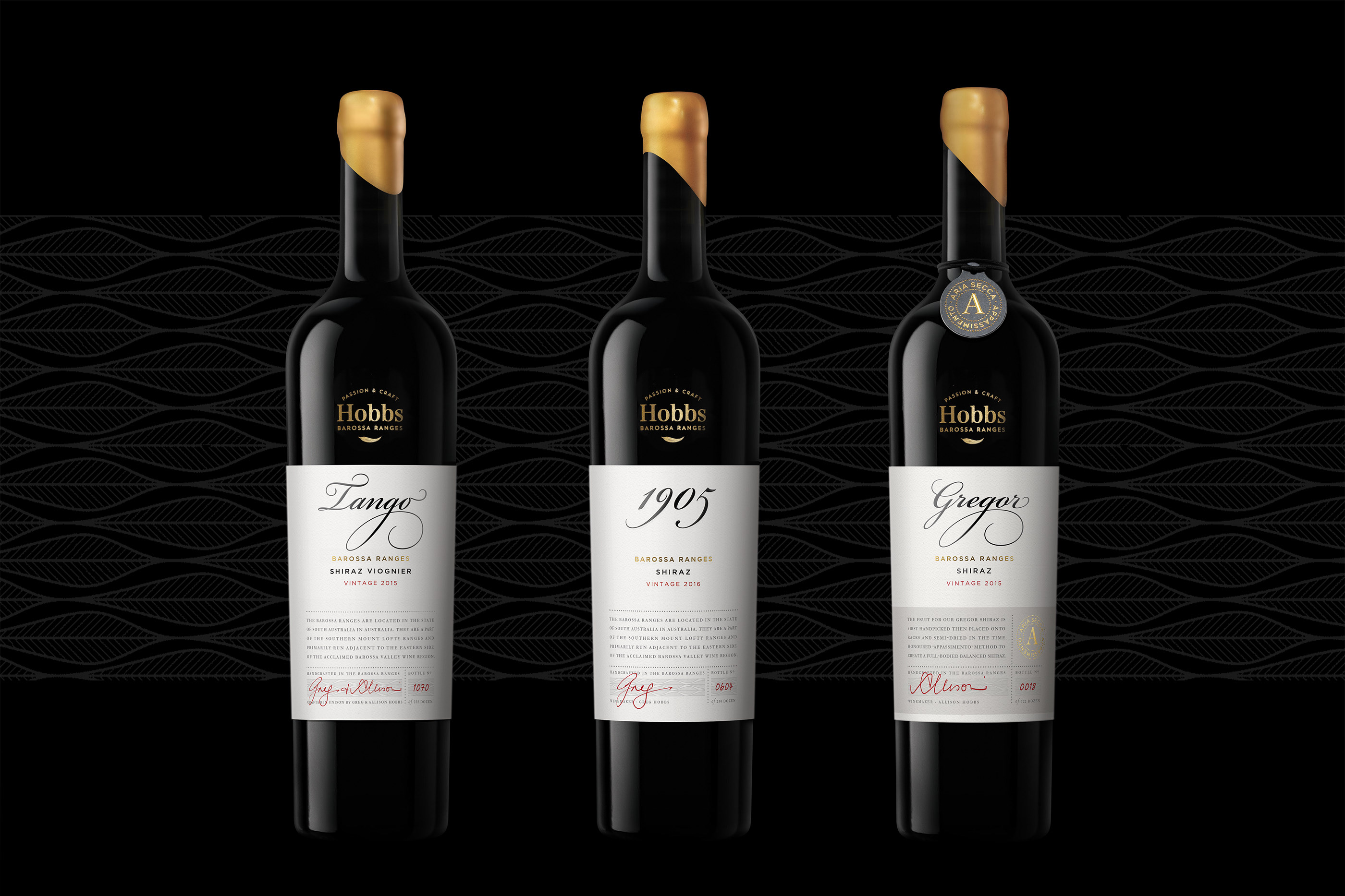 hobbs tin lids barossa wine label wine label Harcus harcus design Wine label Design label design Australian Wine label australain wine