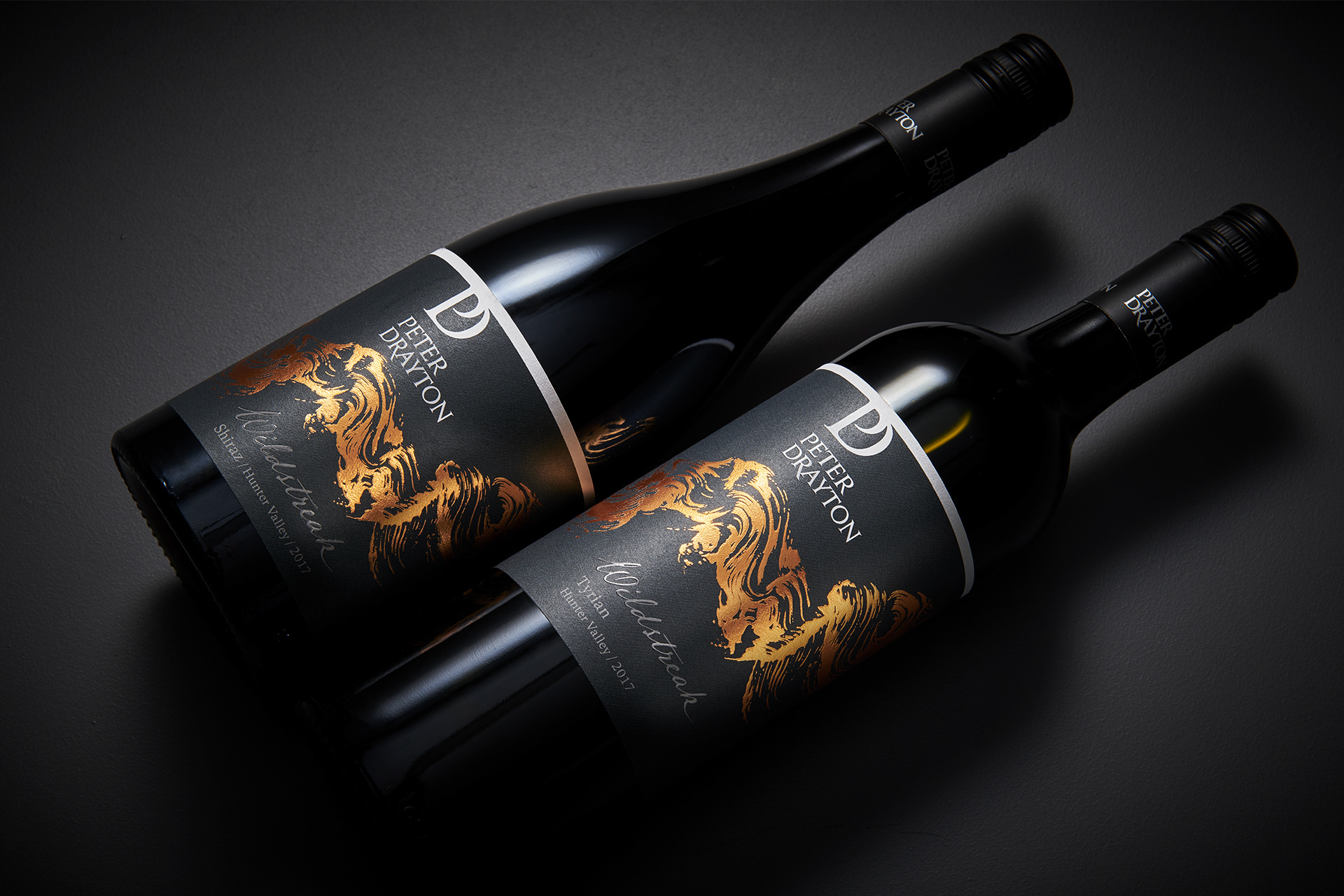 peter drayton wines australian wine wine label label design ironbark hill wine Packaging packaging design Wine label Design Oceania wine of australia