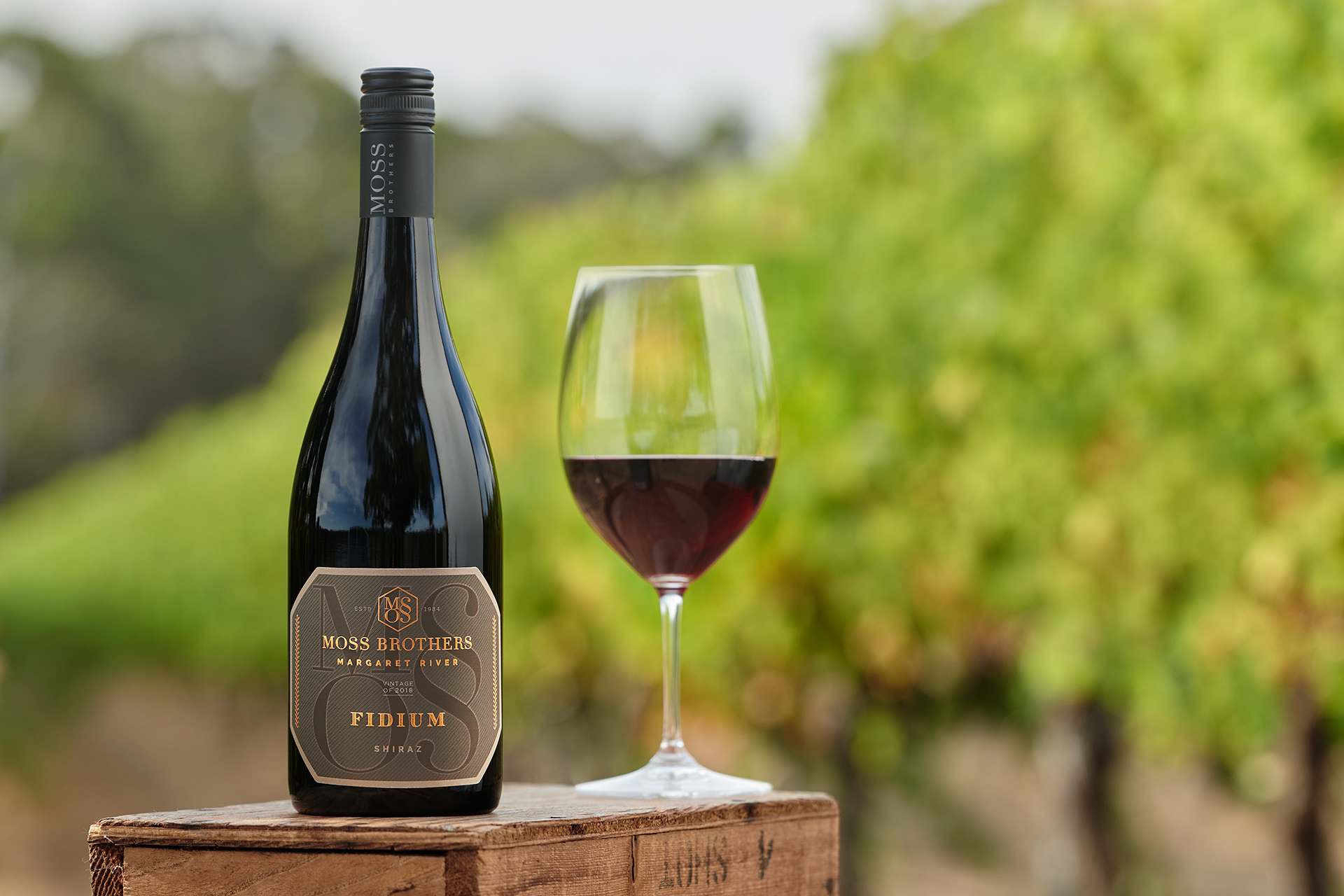 australian wine fidium Harcus harcus design label design moses rock moss brothers packaging design western australia wine label