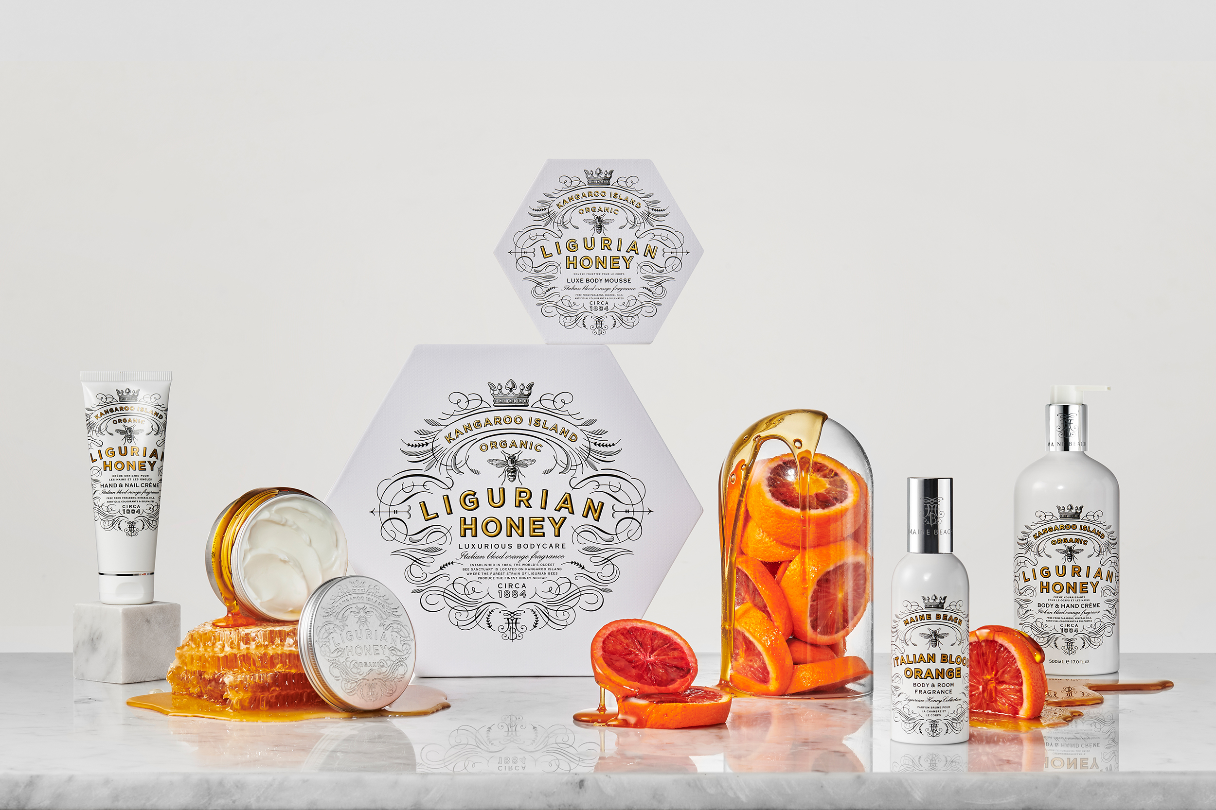 Packaging BODYCARE Body care Body Wash Australia maine beach premium organic Harcus harcus design