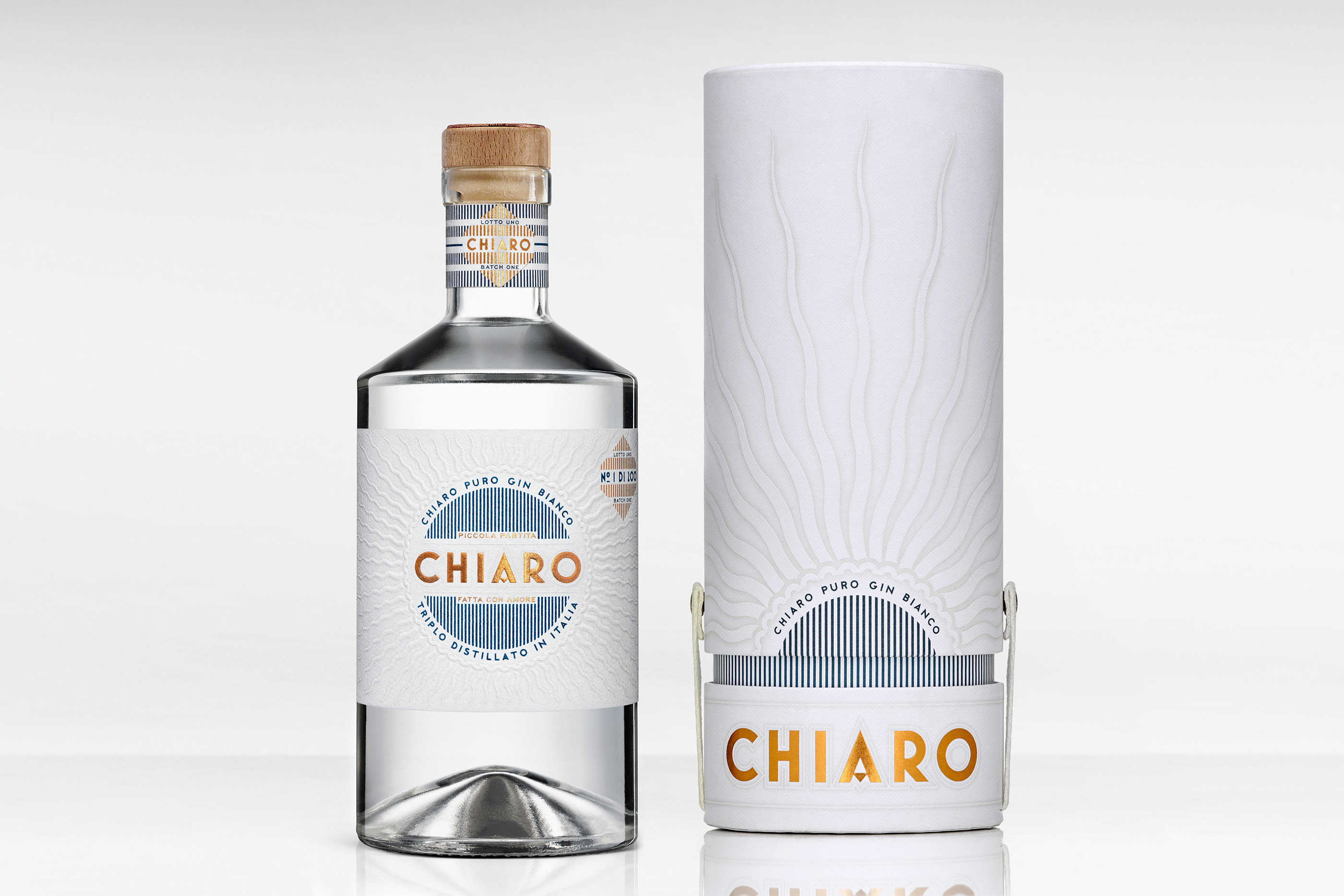 chiaro gin Label spicers label design gin label italian gin chiaro gin Packaging packaging design