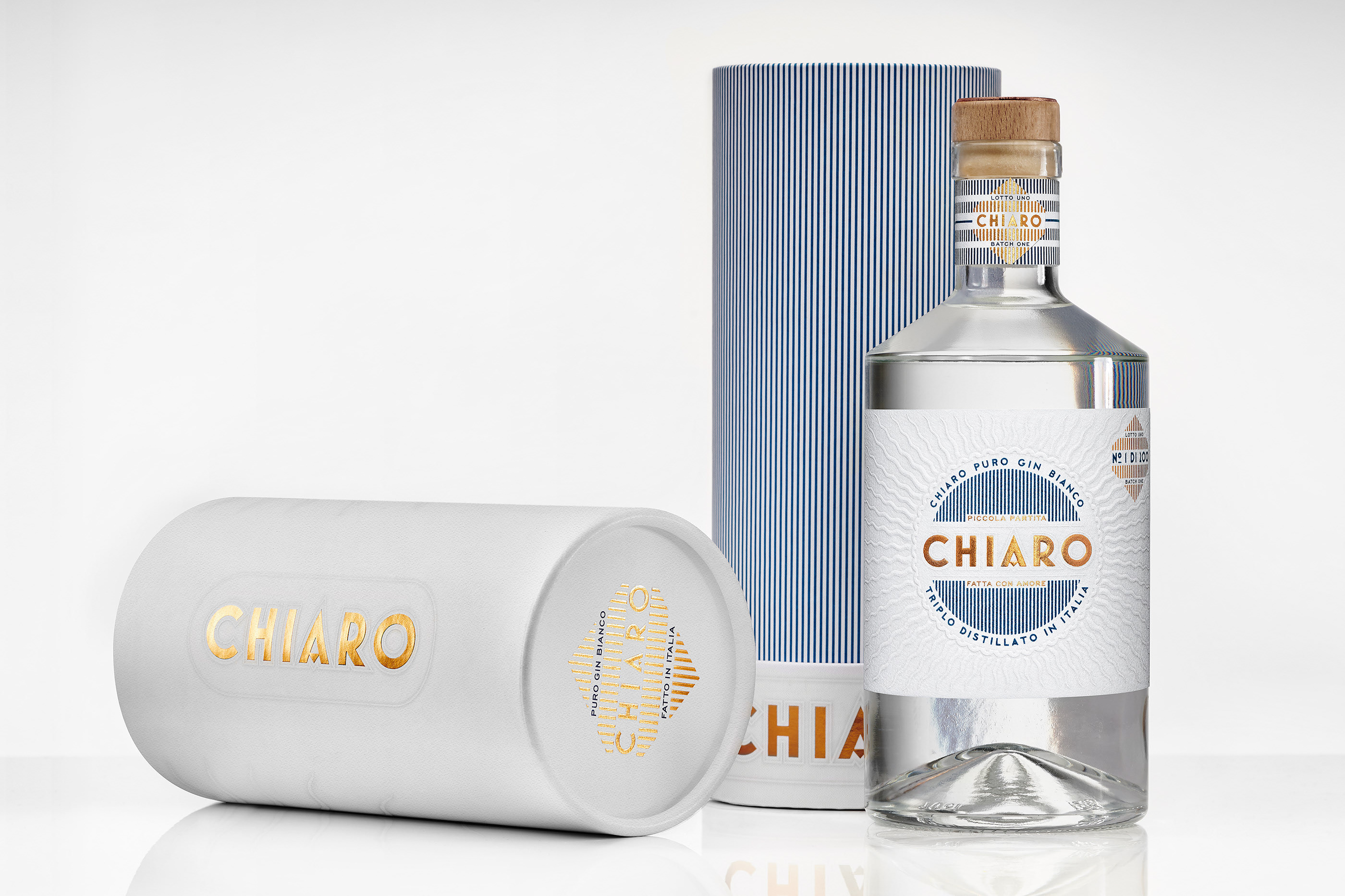 chiaro gin Label spicers label design gin label italian gin chiaro gin Packaging packaging design