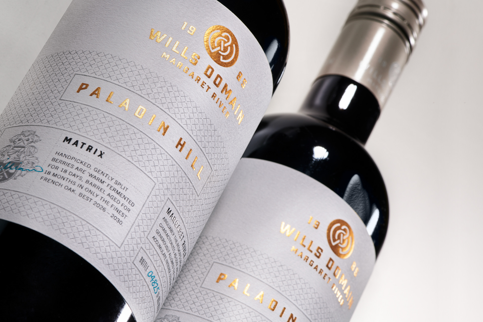 australian wine Harcus harcus design Label label design Packaging packaging design paladin hill wine wine label