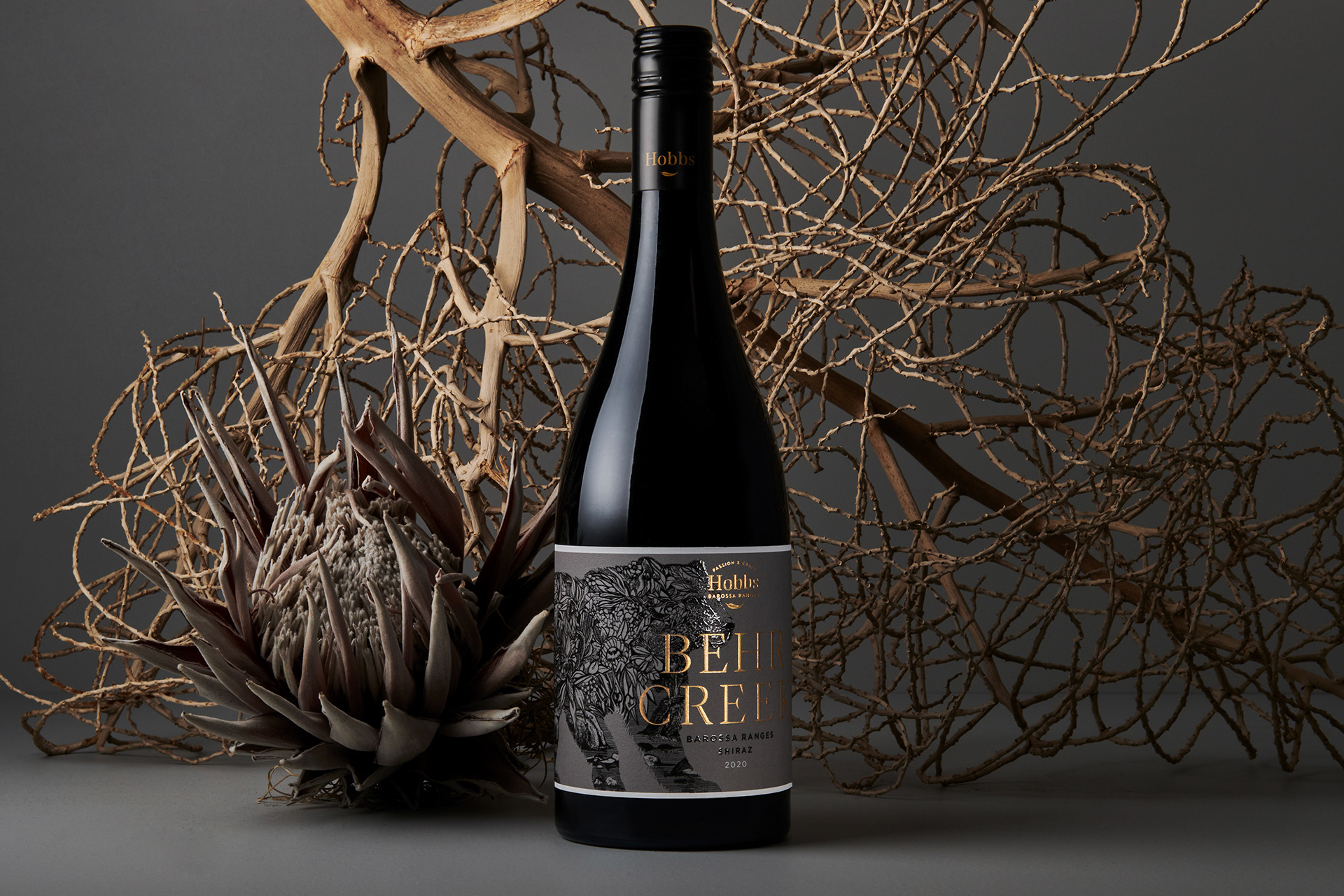 australian wine beverage packaging bottle Harcus harcus design label design wine label Wine label Design Wine Packaging botanical illustration