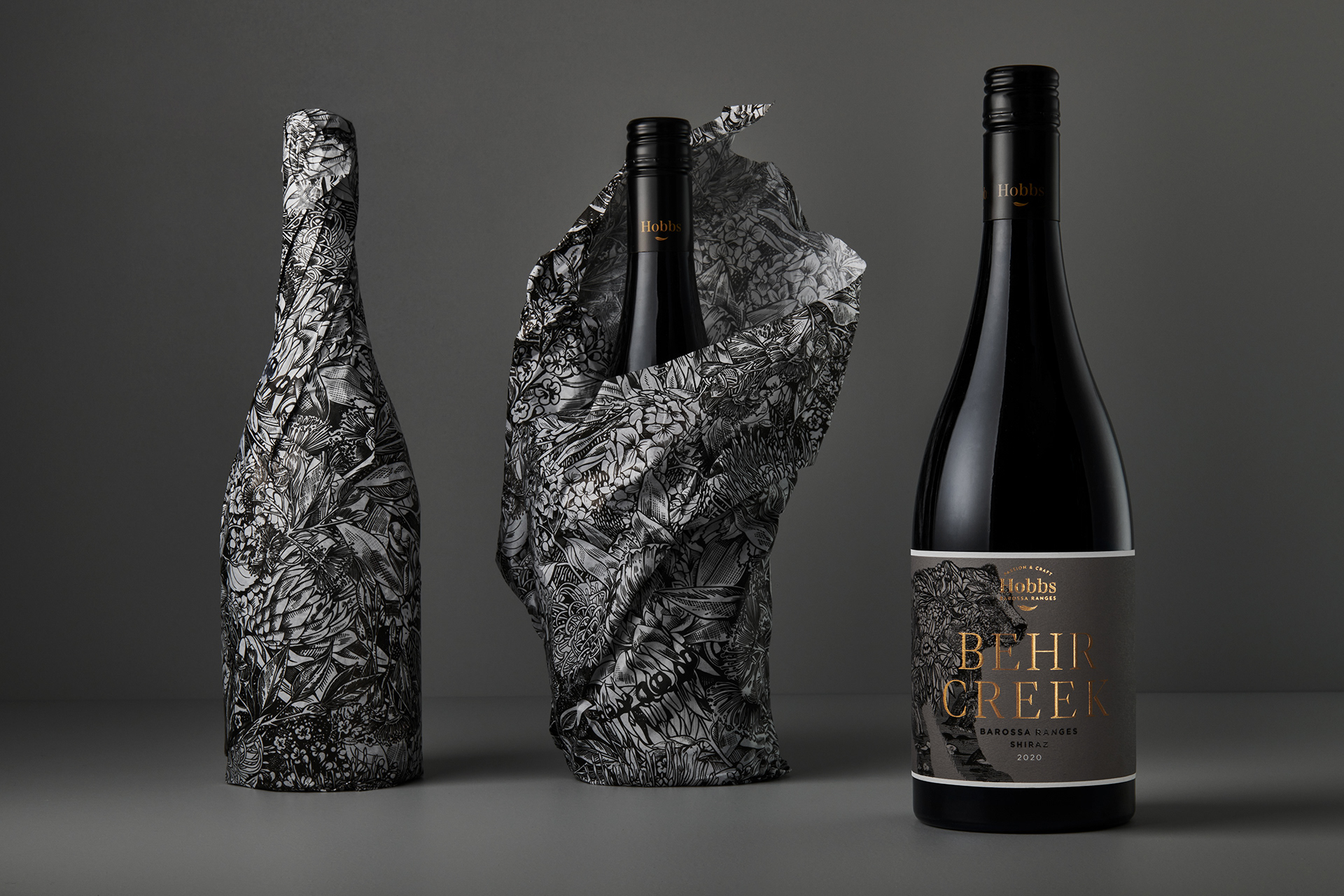 australian wine beverage packaging bottle Harcus harcus design label design wine label Wine label Design Wine Packaging botanical illustration