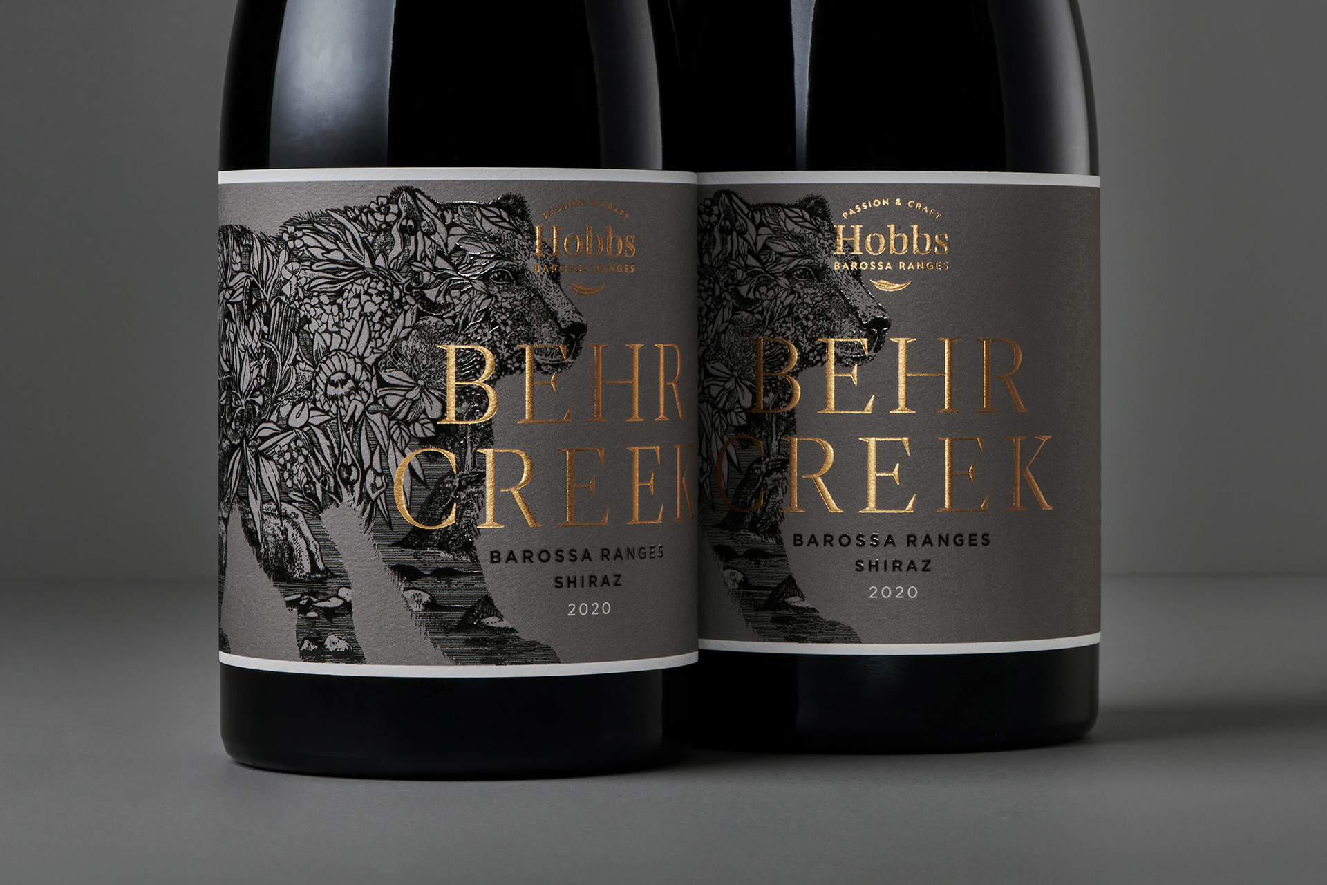 australian wine beverage packaging bottle Harcus harcus design label design wine label Wine label Design Wine Packaging botanical illustration