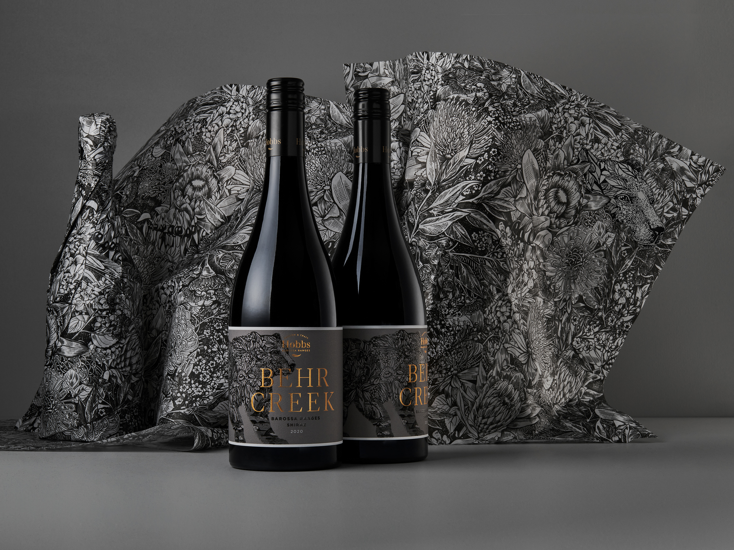 australian wine beverage packaging bottle Harcus harcus design label design wine label Wine label Design Wine Packaging botanical illustration