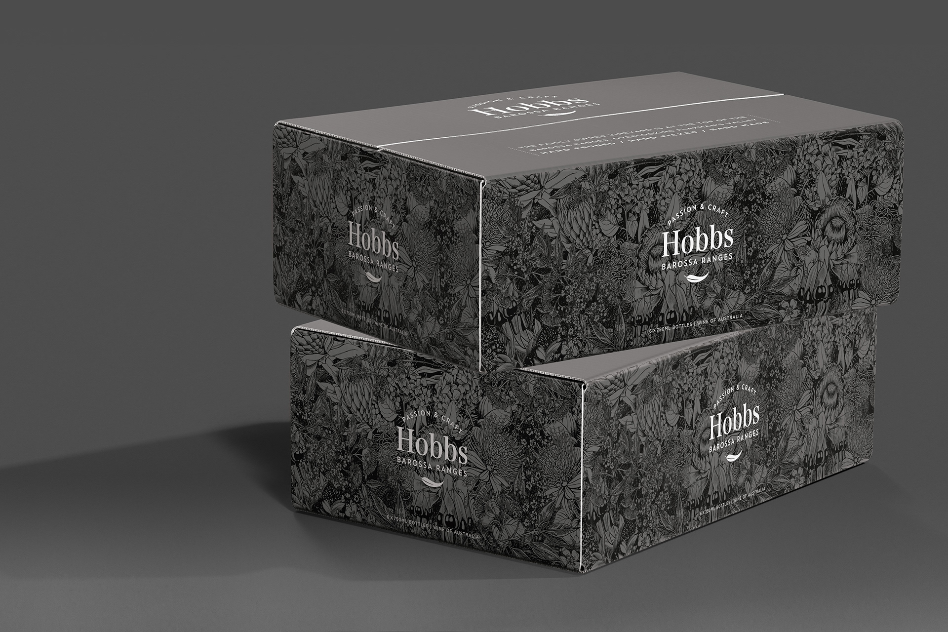 australian wine beverage packaging bottle Harcus harcus design label design wine label Wine label Design Wine Packaging botanical illustration