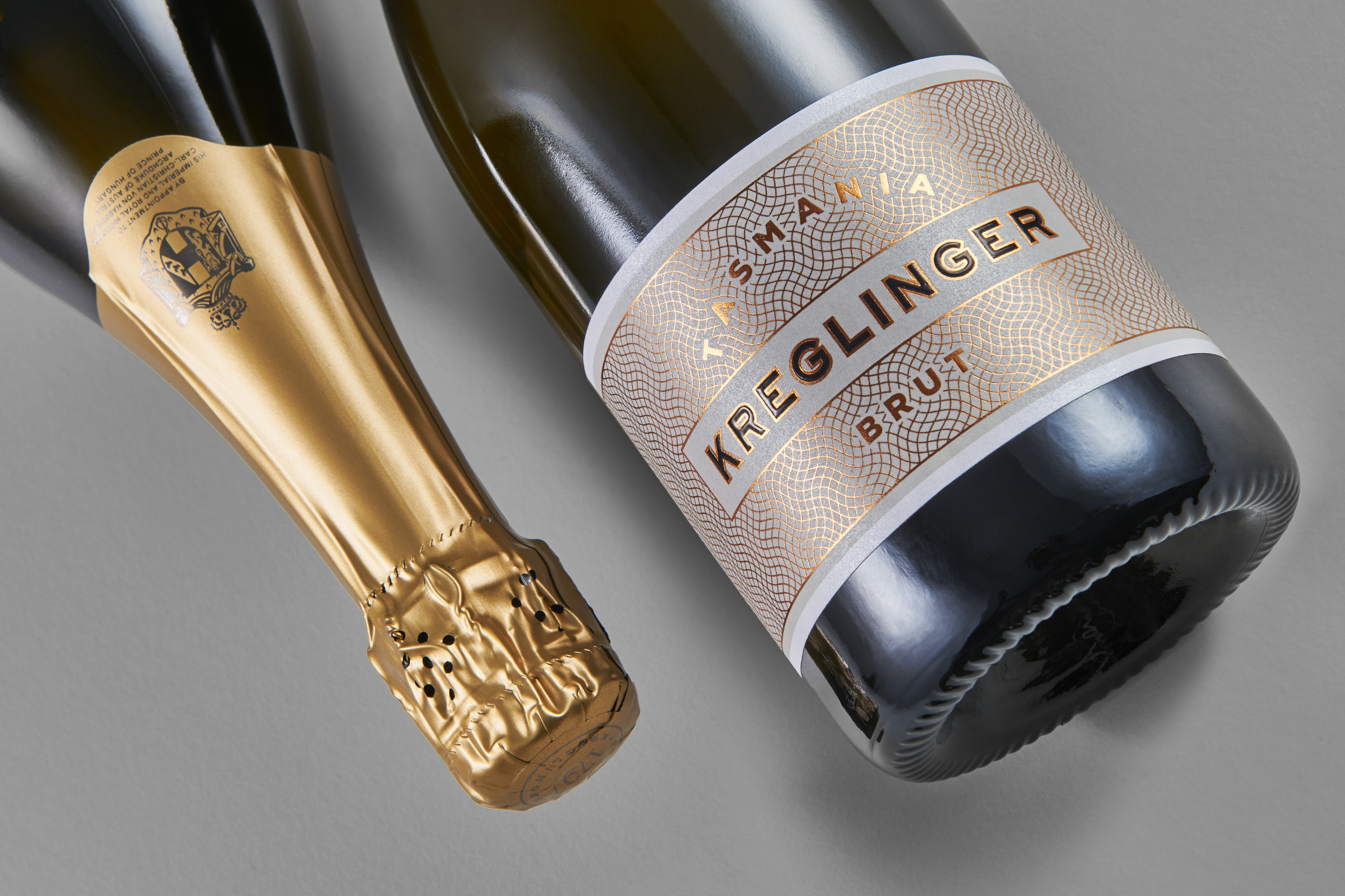 australian design design Harcus harcus design kreglinger Label tasmanian wine wine label packaging design sparkling