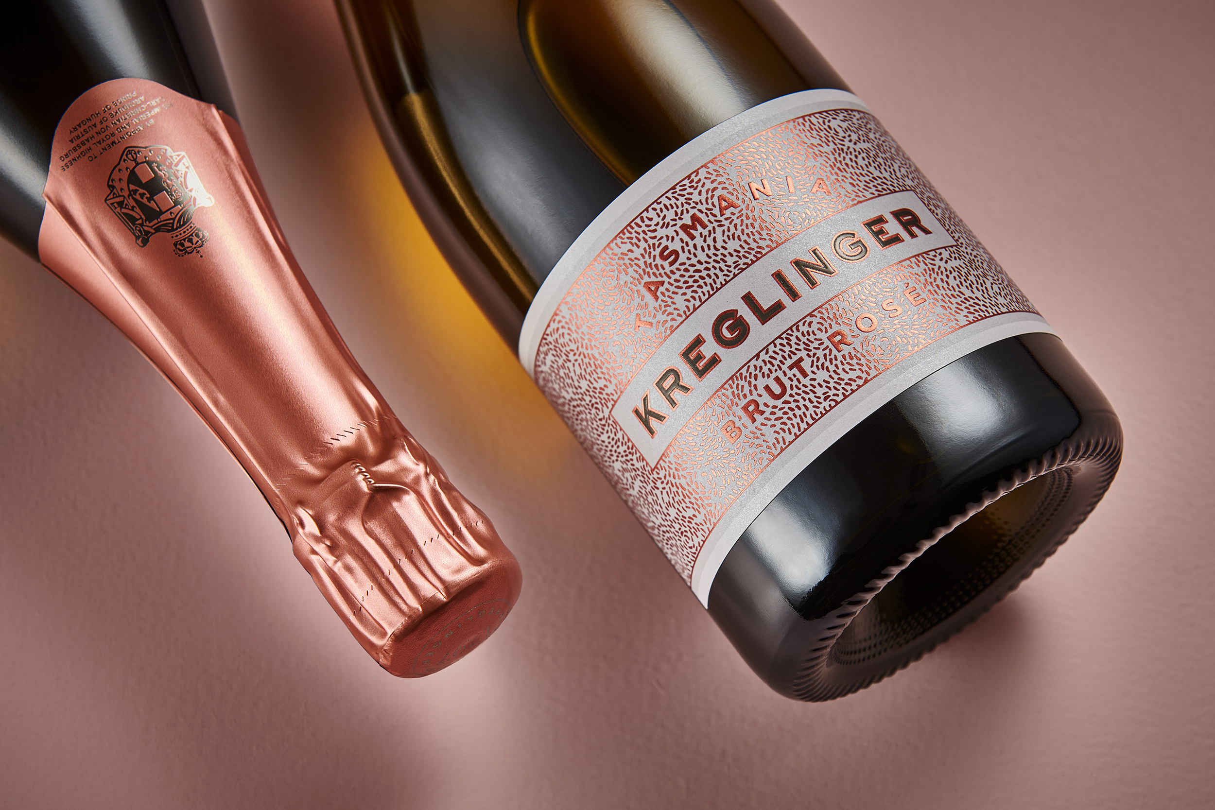 australian design design Harcus harcus design kreglinger Label tasmanian wine wine label packaging design sparkling
