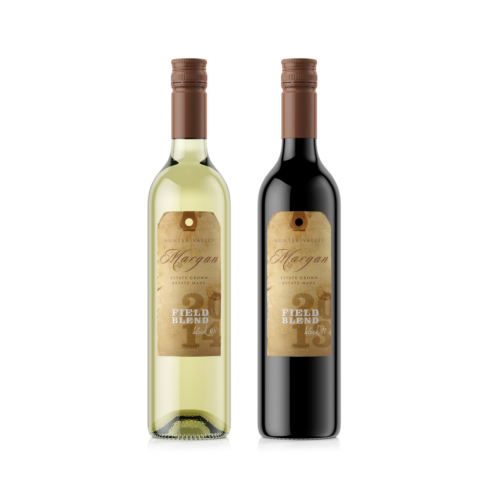 Margan wine packaging design