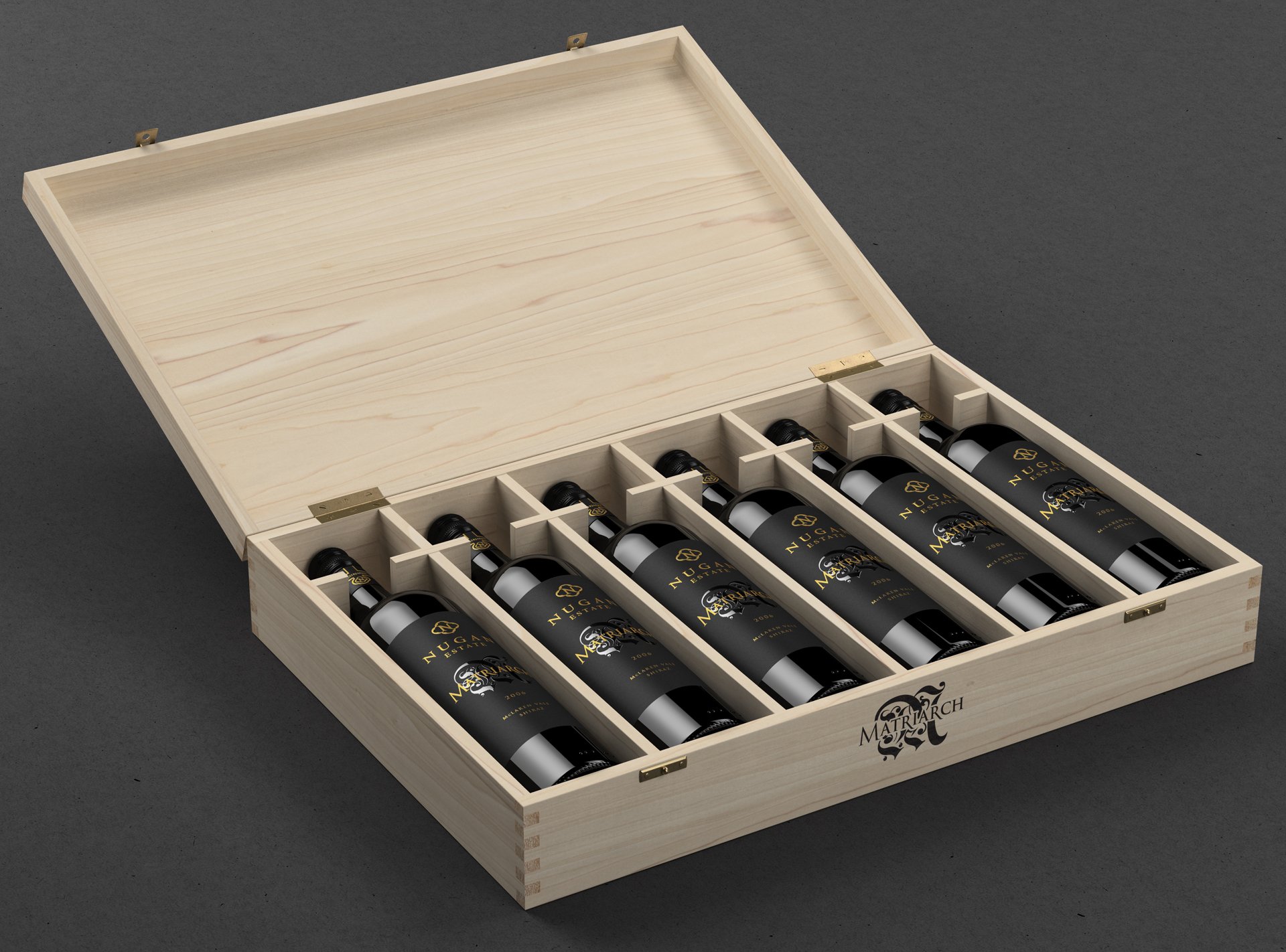 NuganMatriarch wine packaging design