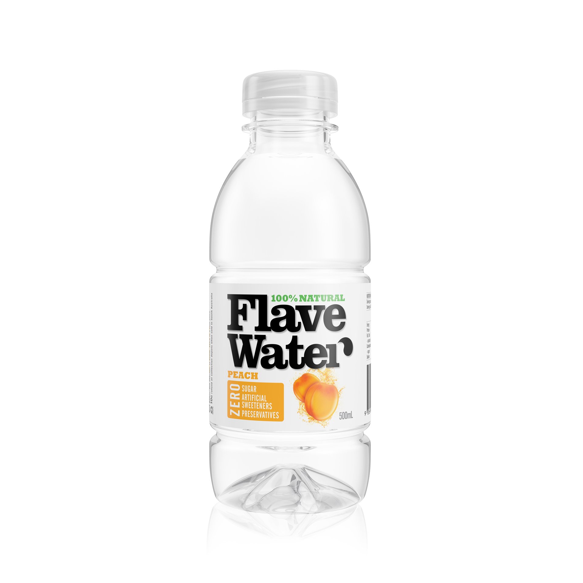 FlaveWater peach packaging